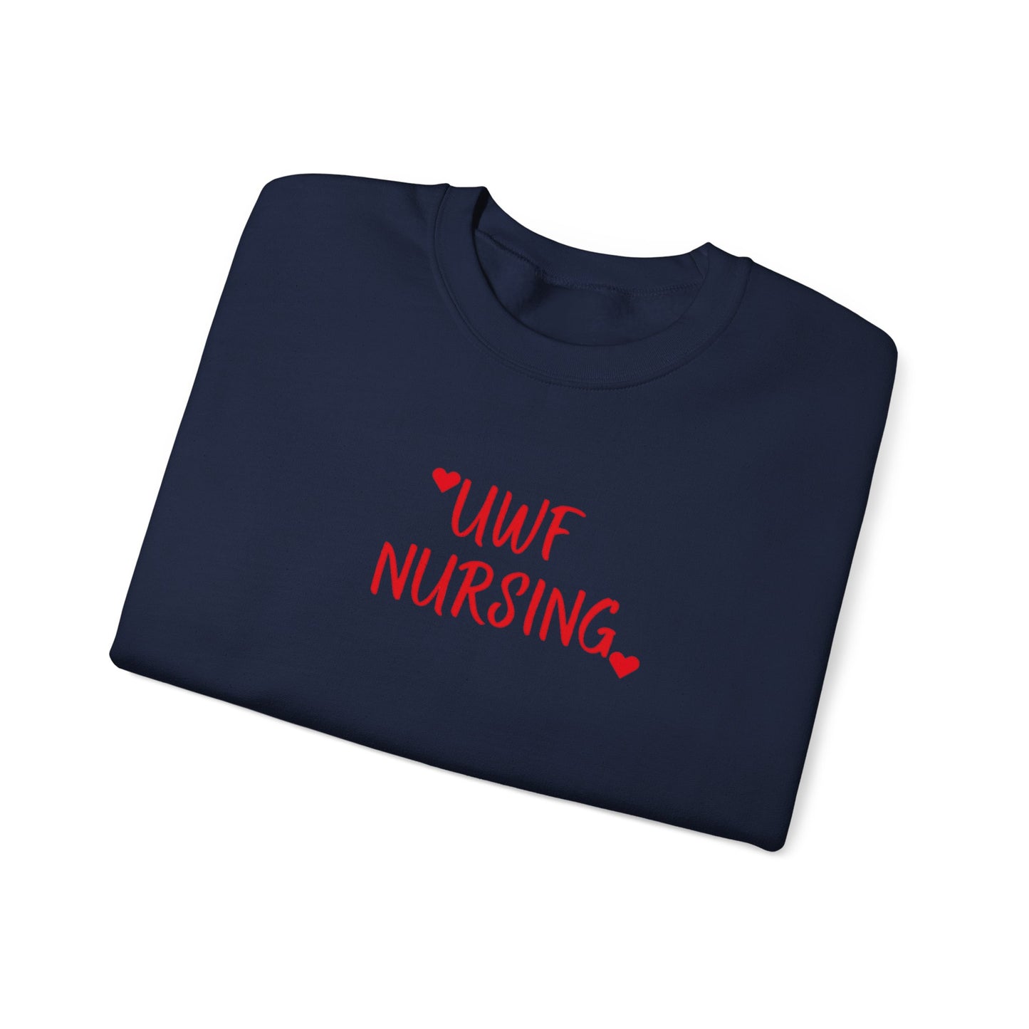 UWF Nursing T-Shirt — Cute Red Heart Nursing Tee for University of West Florida Students & Nurses