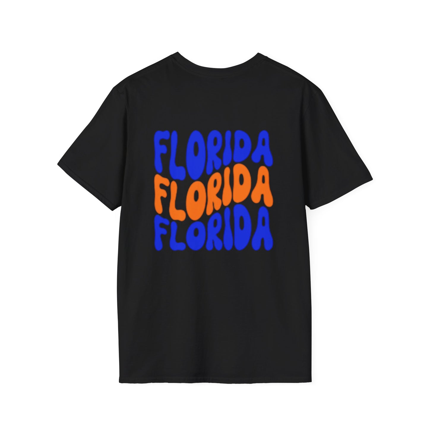 Florida Retro Wave T-Shirt — Colorful Repeat Logo Tee