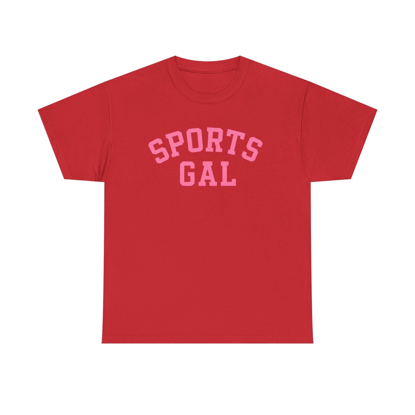 Sports Gal T-Shirt — Pink Athletic Graphic Tee for Active Women