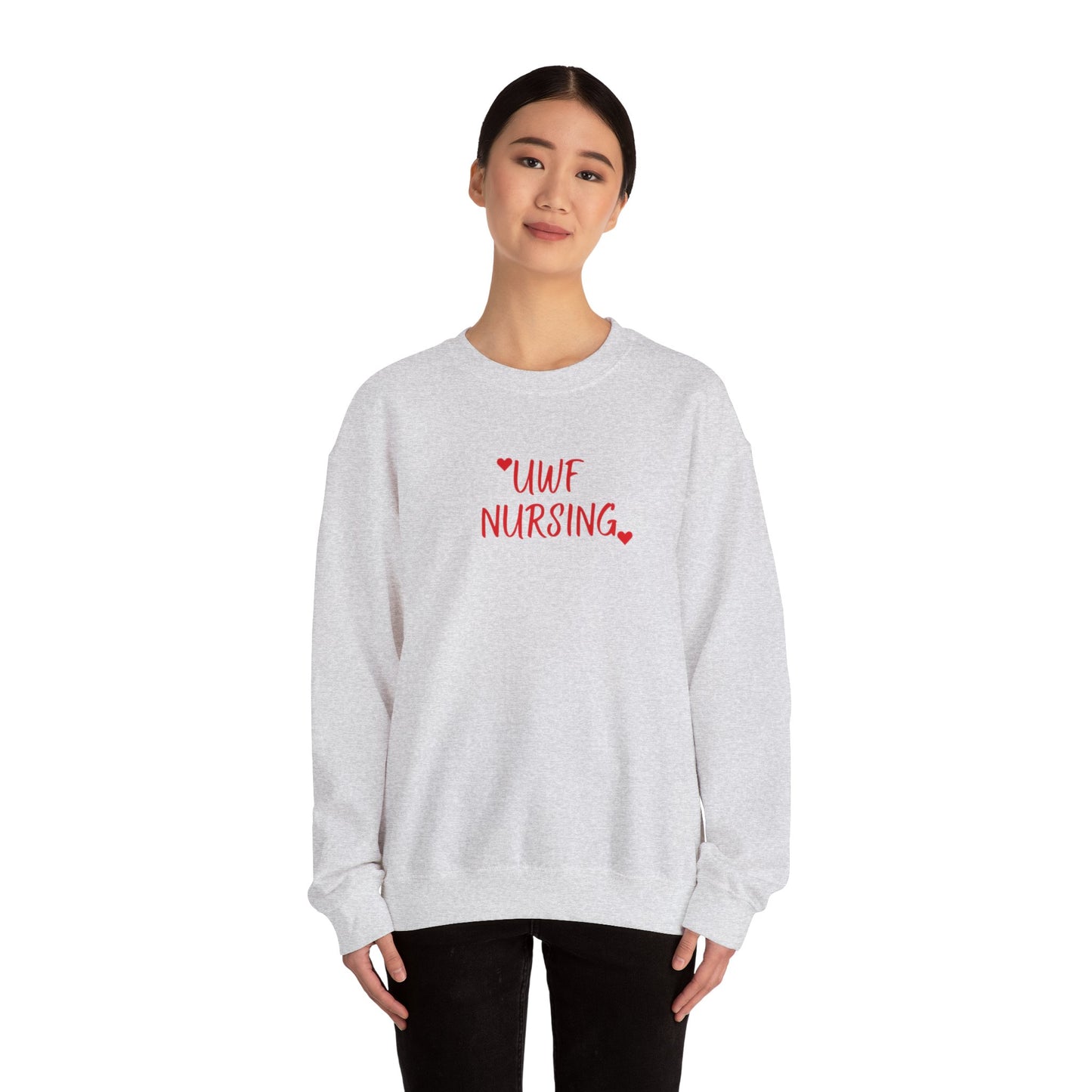 UWF Nursing T-Shirt — Cute Red Heart Nursing Tee for University of West Florida Students & Nurses