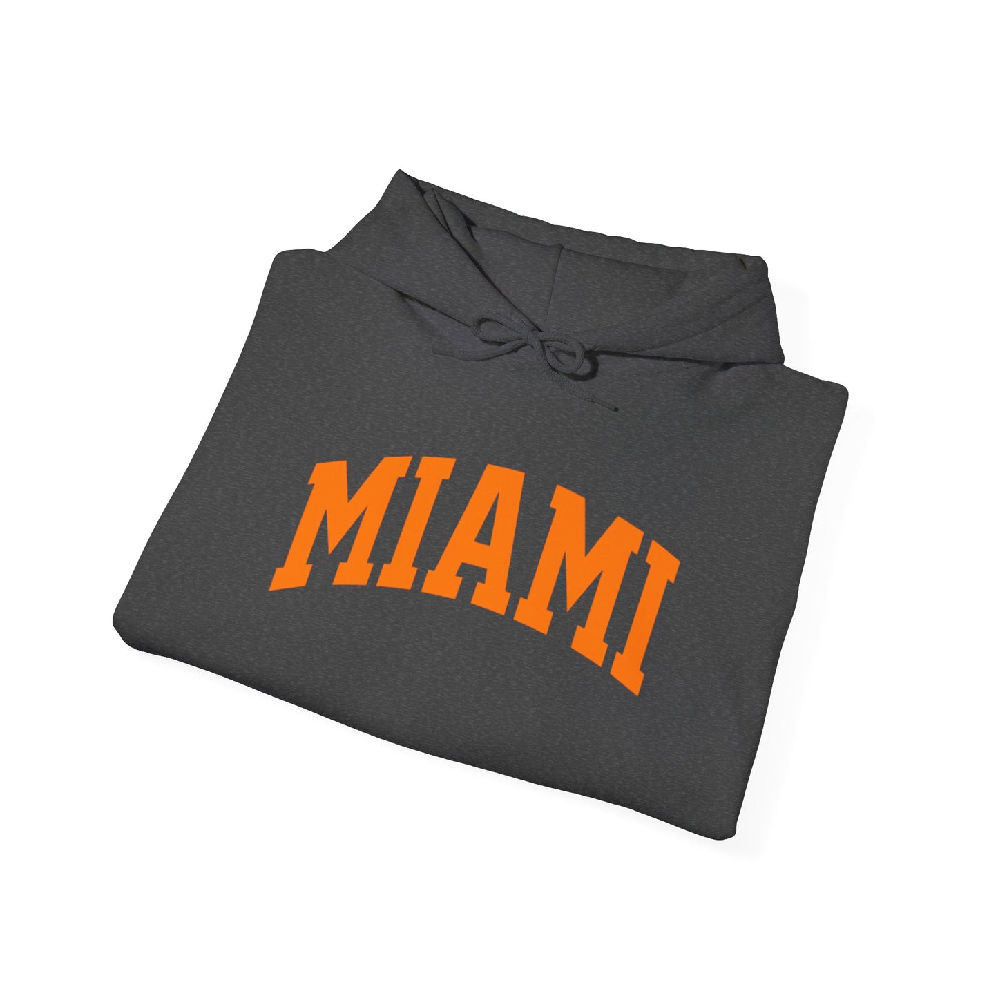 Miami Arch Logo Hoodie — Classic Collegiate Sweatshirt