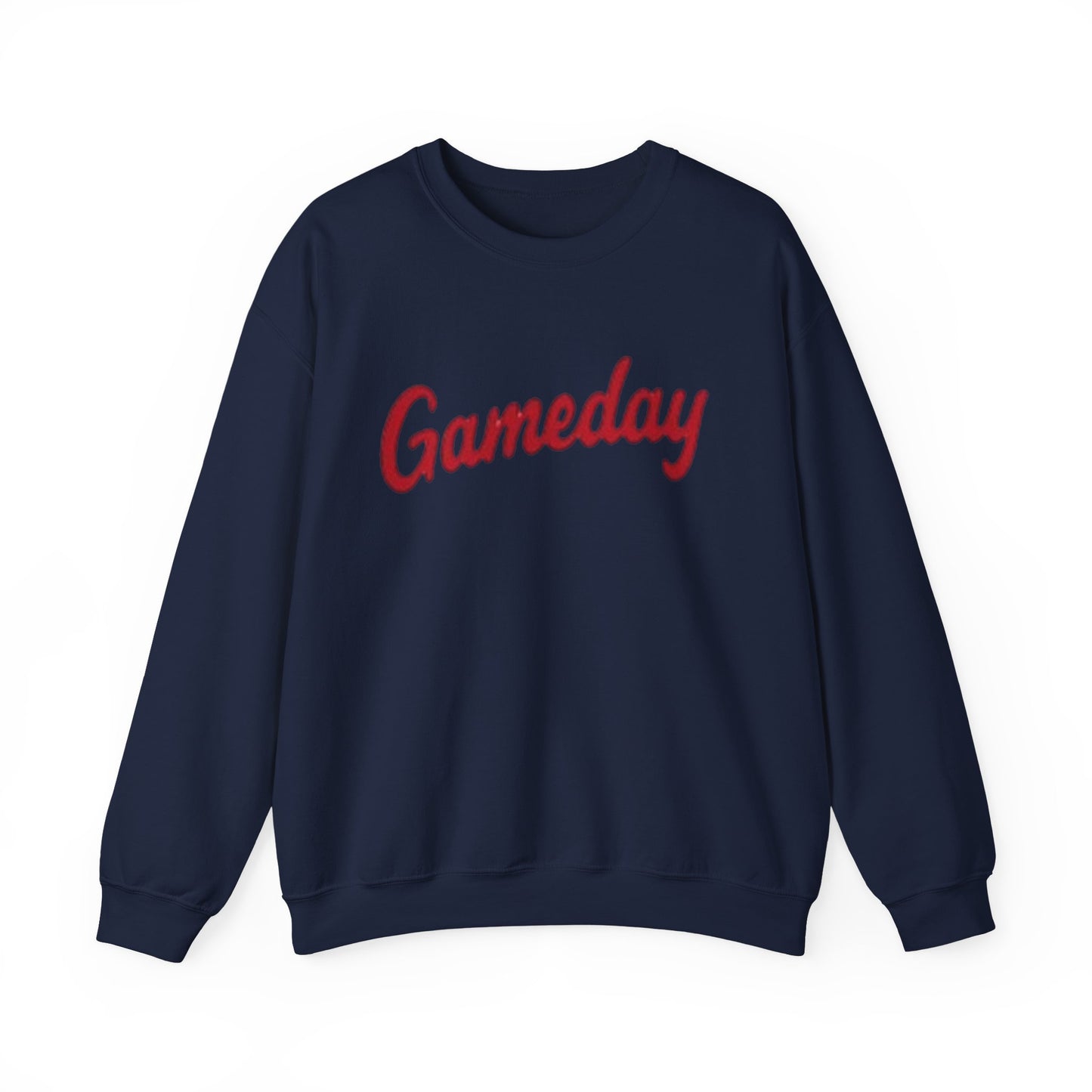 Gameday Crewneck Sweatshirt — Retro Script Game Day Pullover