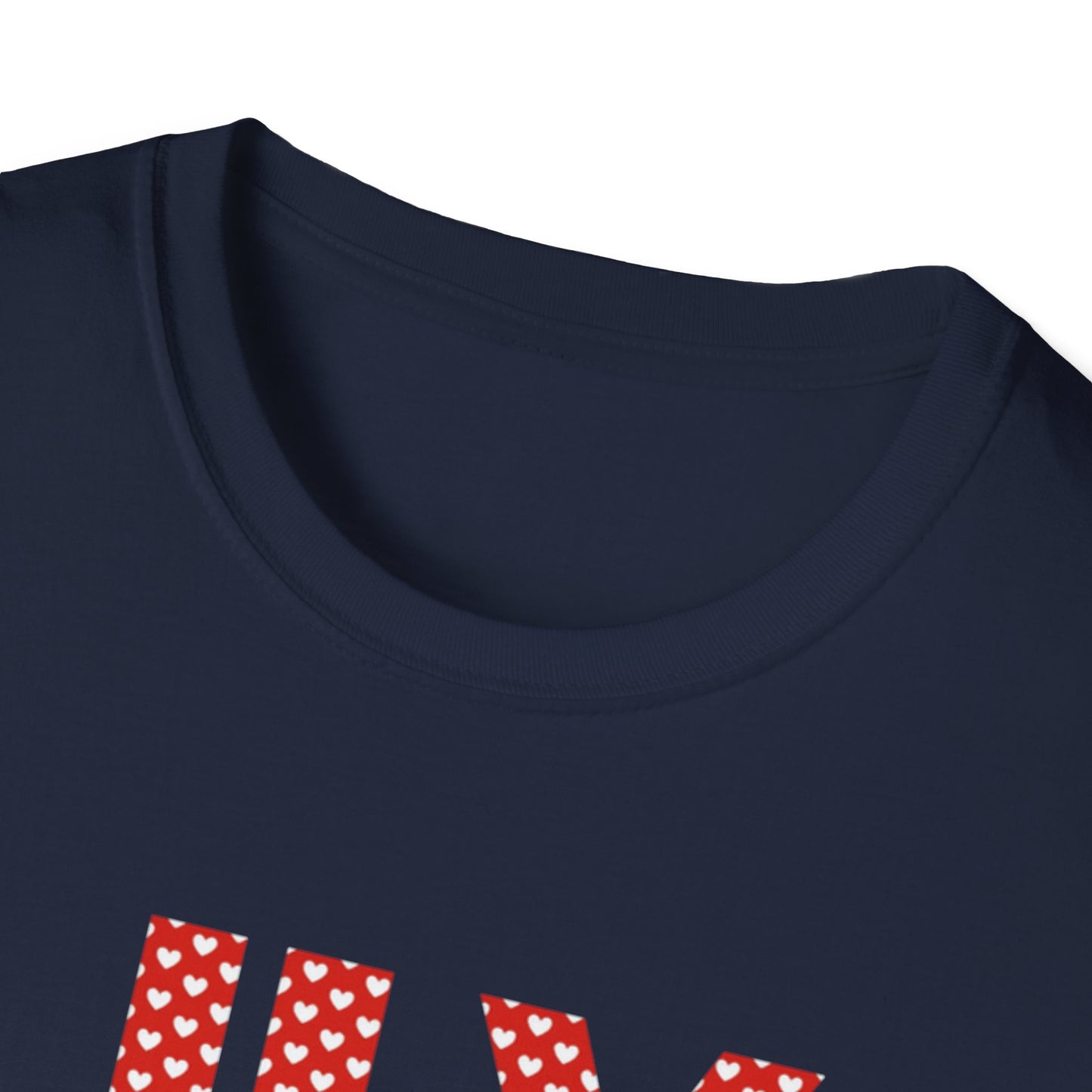 JLY Polka Dot Tee — Red Monogram Graphic T-Shirt