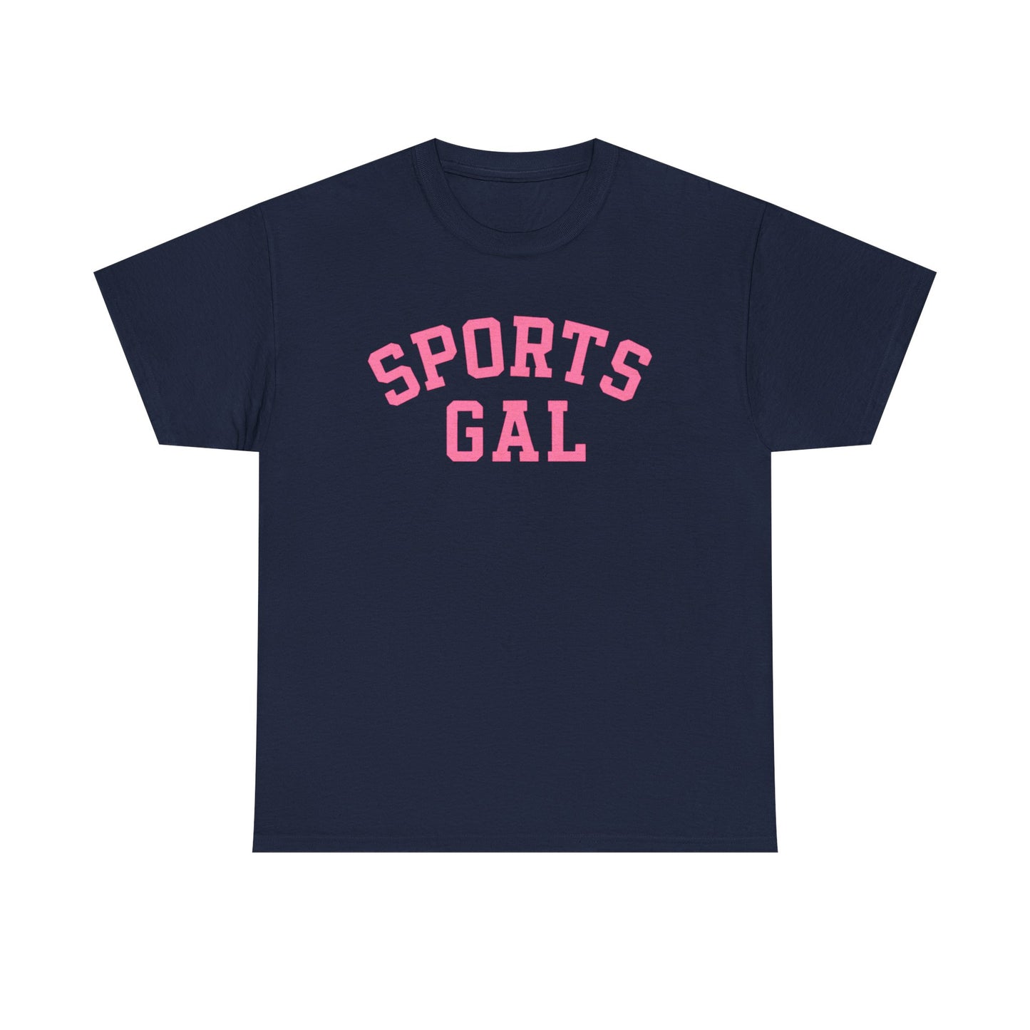 Sports Gal T-Shirt — Pink Athletic Graphic Tee for Active Women