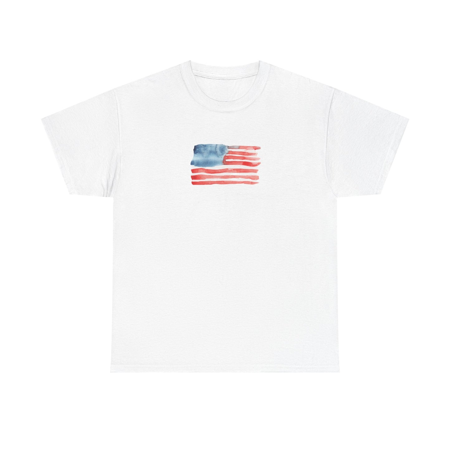 American Watercolor Flag T-Shirt