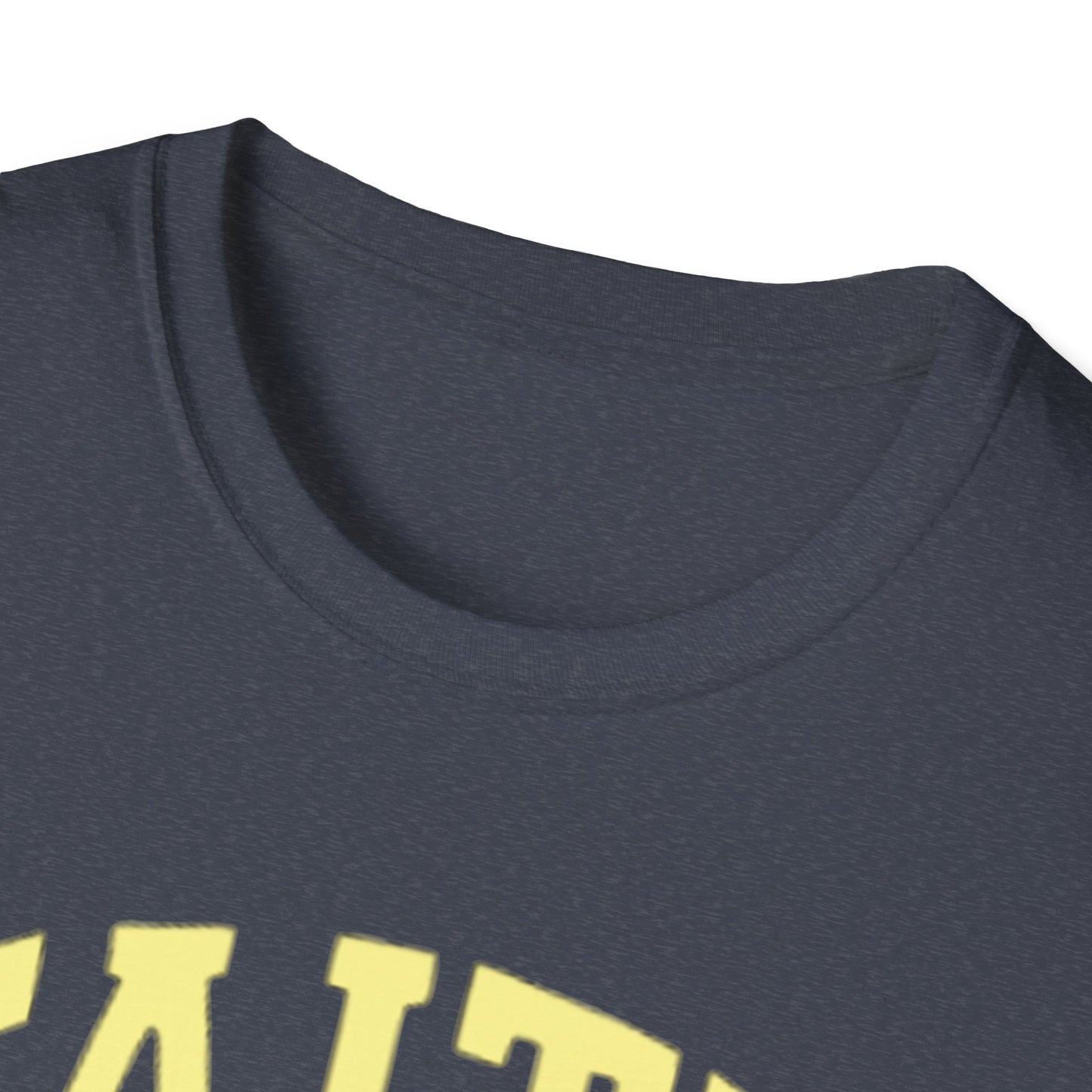 Faith Graphic T-Shirt — Yellow Lettering with Star