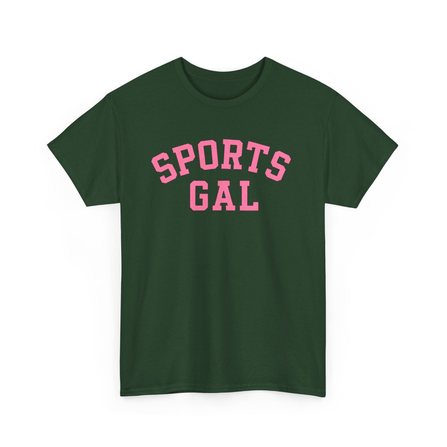 Sports Gal T-Shirt — Pink Athletic Graphic Tee for Active Women