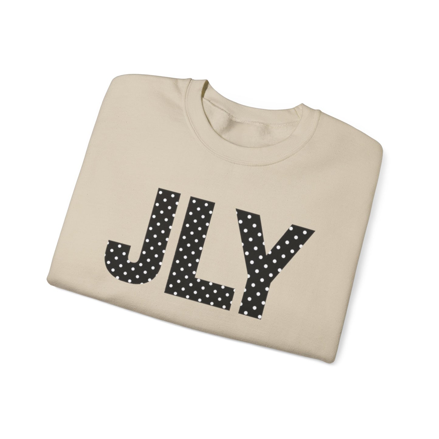 JLY Polka Dot Crewneck Sweatshirt