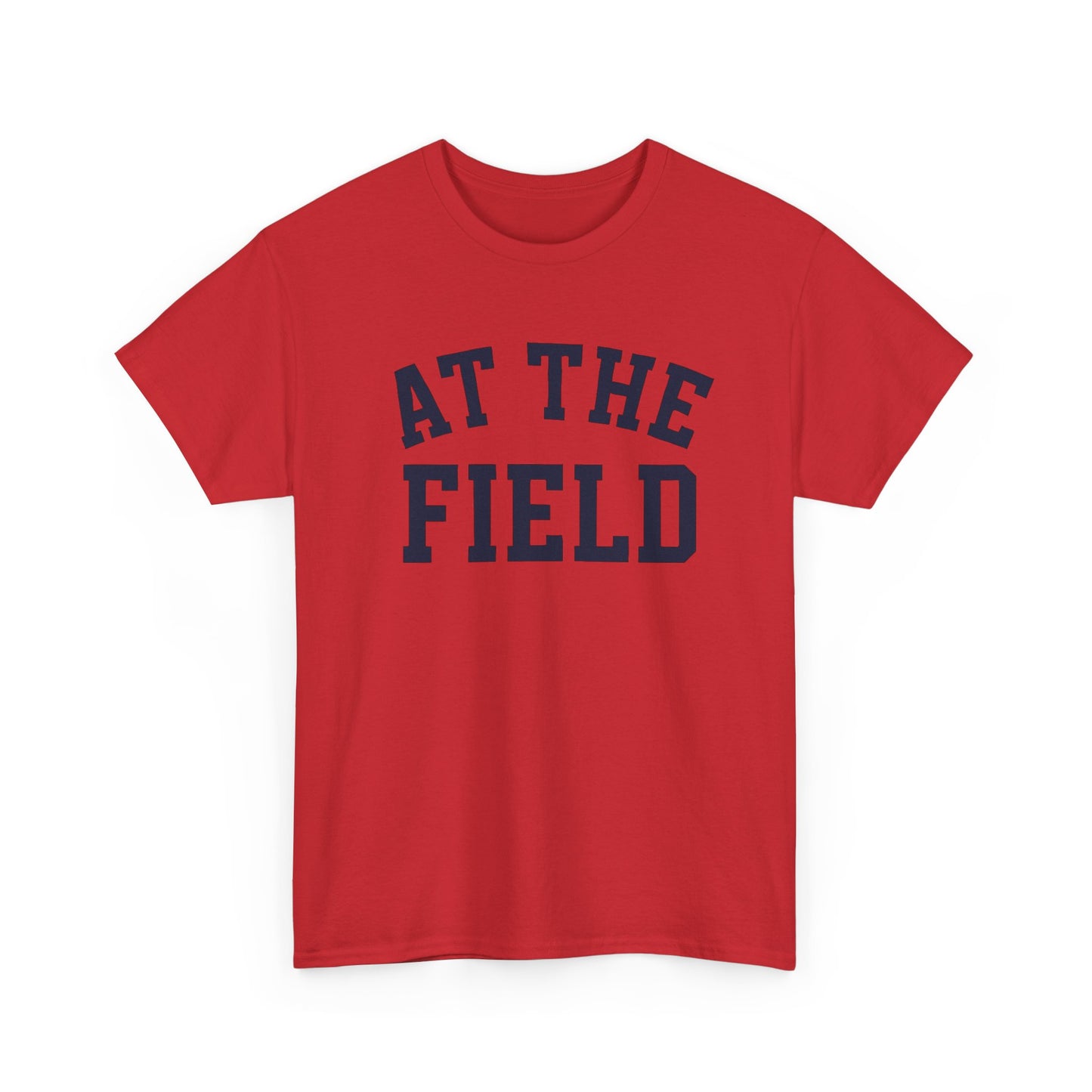 At The Field T-Shirt — Athletic Vintage Crew Tee for Sports Fans