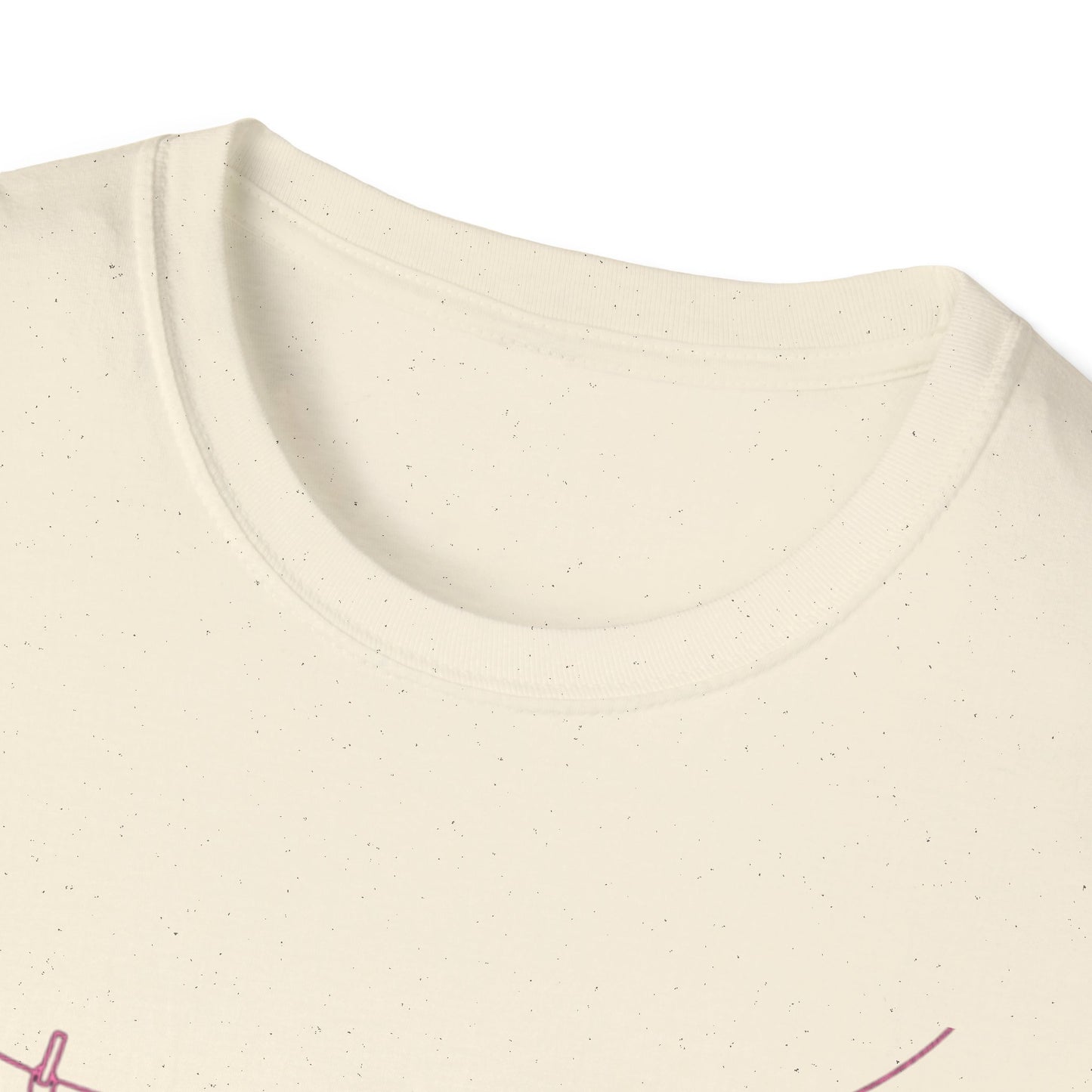 Bikini Line Graphic T‑Shirt – Pink Swimsuit Clothesline Tee