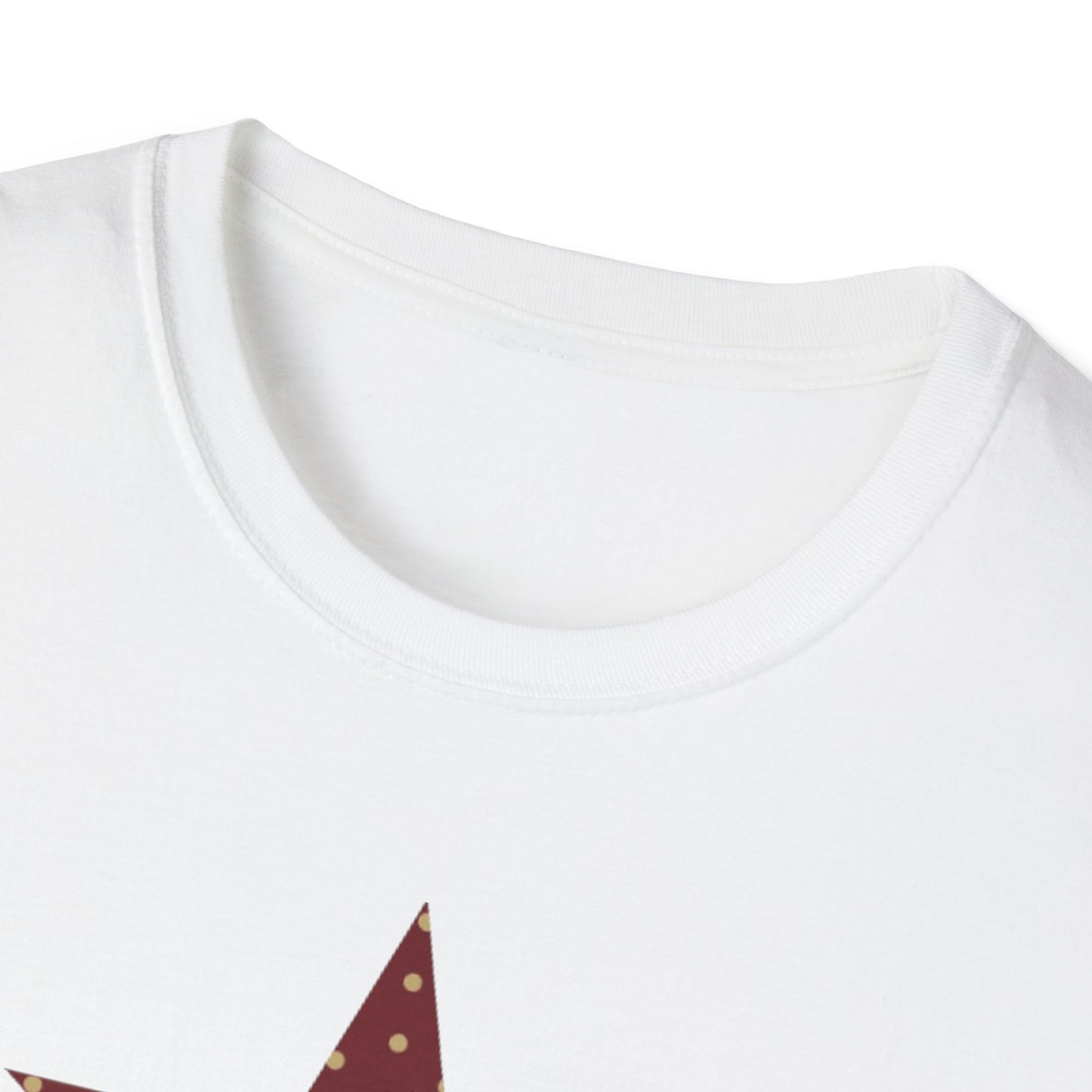 Garnet and Gold Polka Dot Star T-Shirt