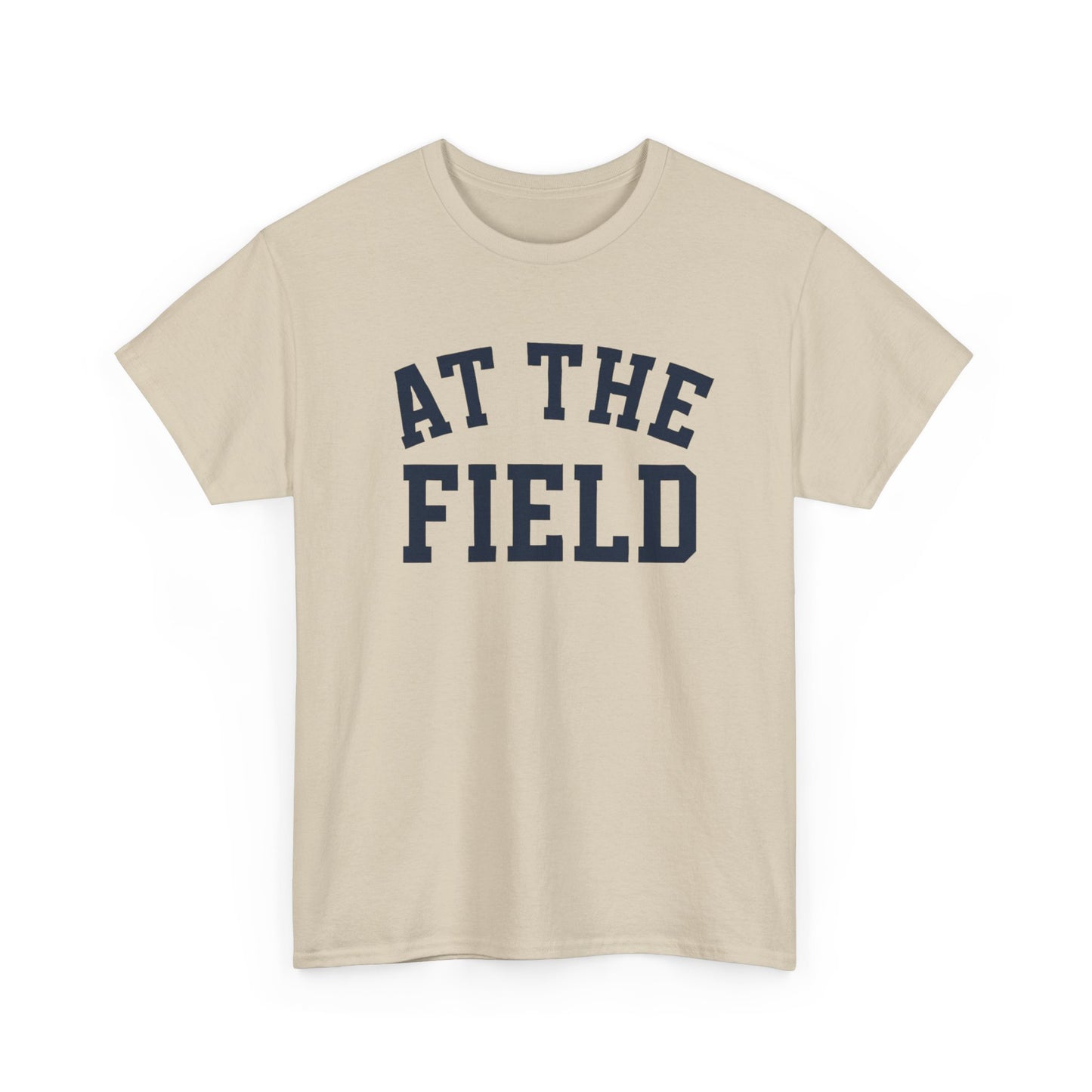 At The Field T-Shirt — Athletic Vintage Crew Tee for Sports Fans
