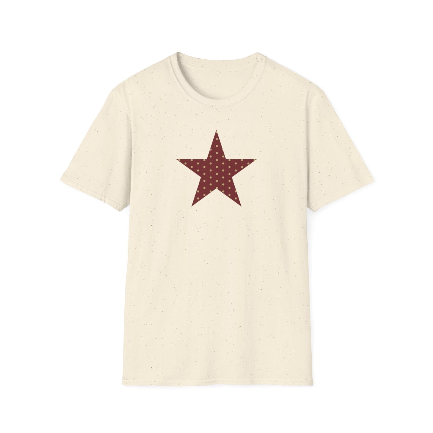 Garnet and Gold Polka Dot Star T-Shirt