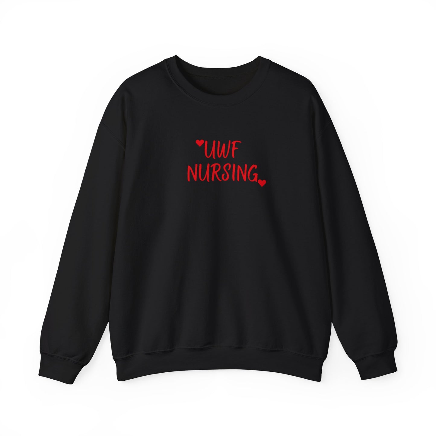UWF Nursing T-Shirt — Cute Red Heart Nursing Tee for University of West Florida Students & Nurses