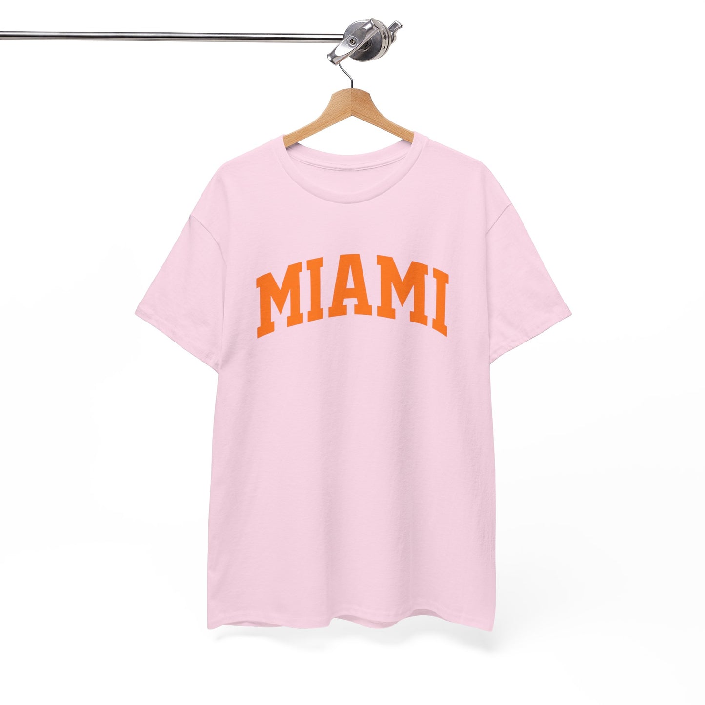 Miami Arch Tee — Retro Orange City Graphic T-Shirt