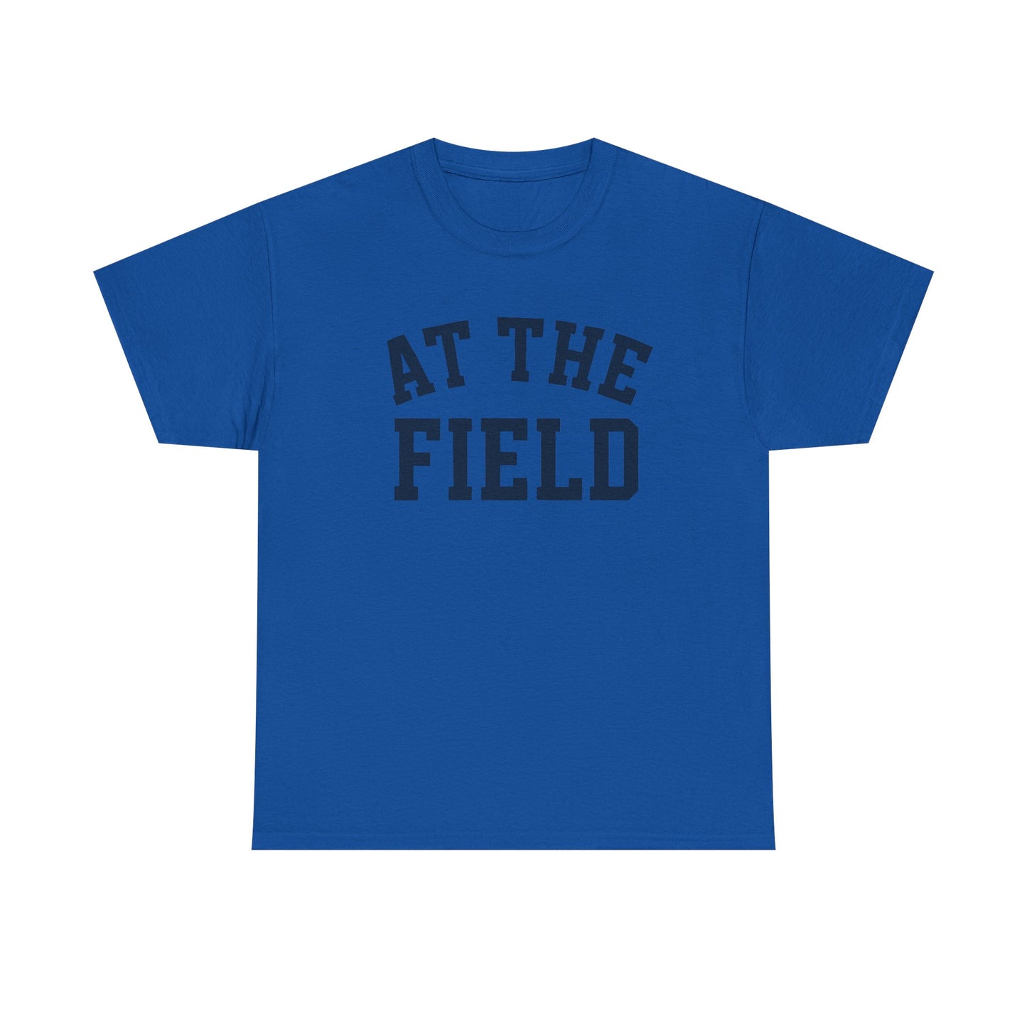 At The Field T-Shirt — Athletic Vintage Crew Tee for Sports Fans