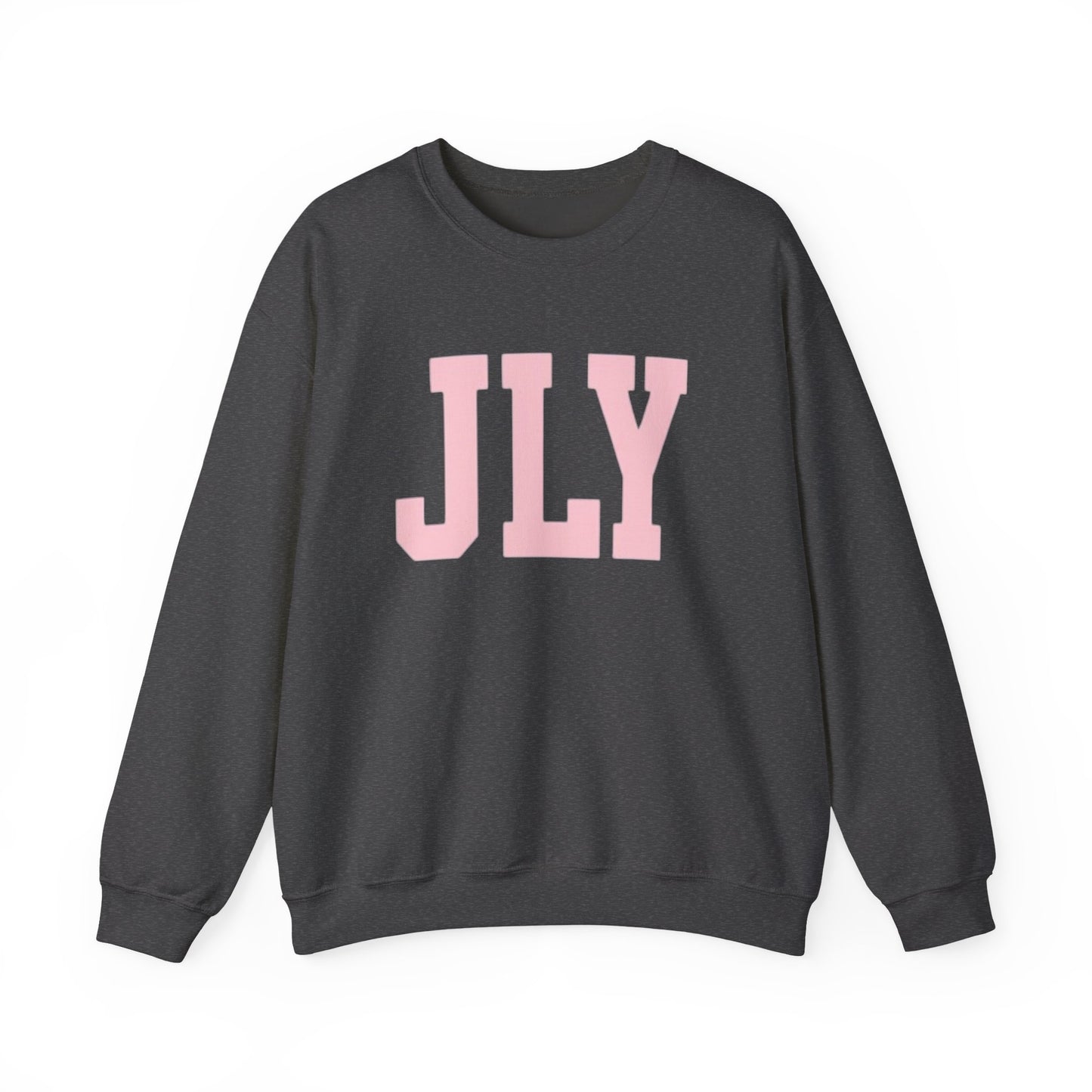 JLY Pink Lettering Crewneck Sweatshirt