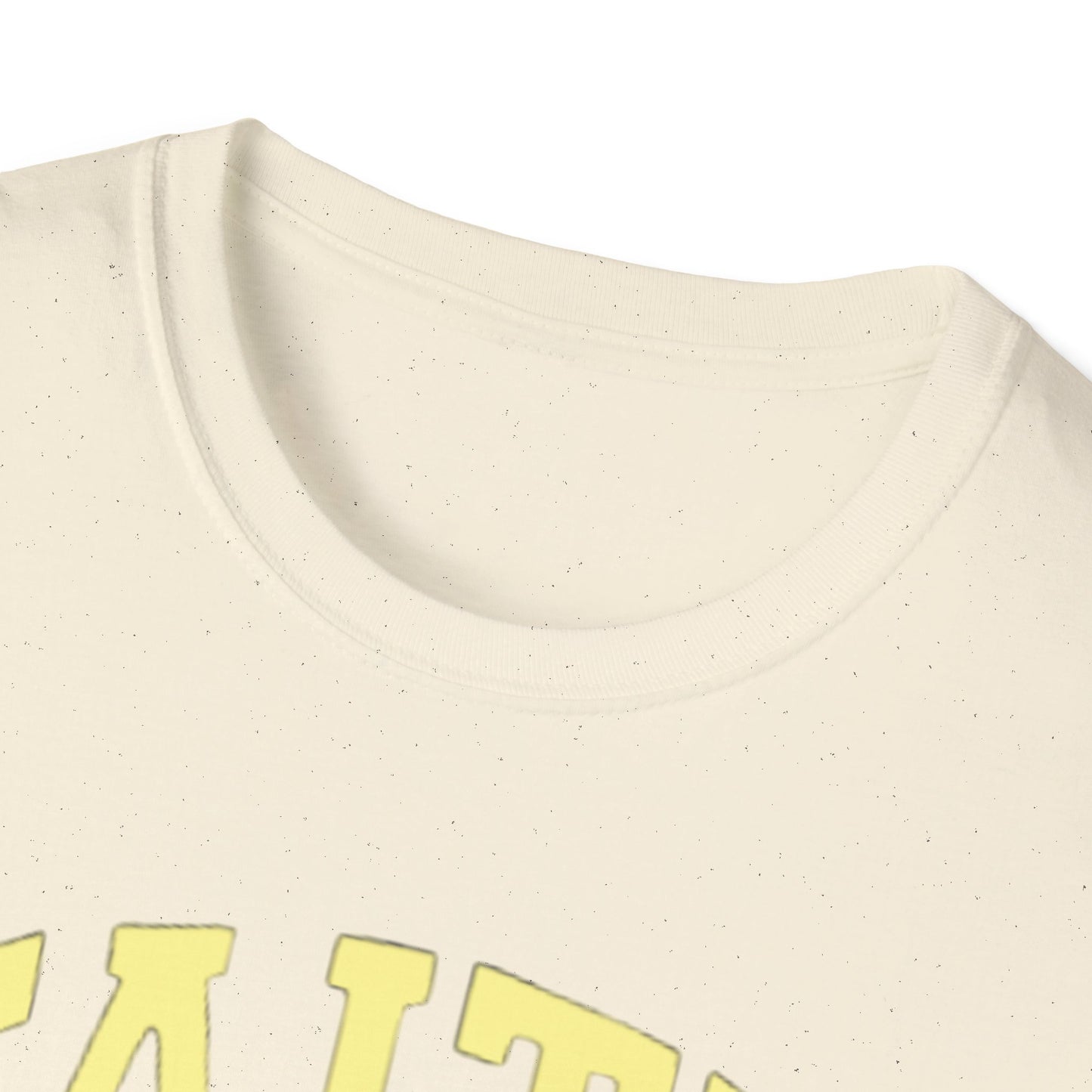 Faith Graphic T-Shirt — Yellow Lettering with Star