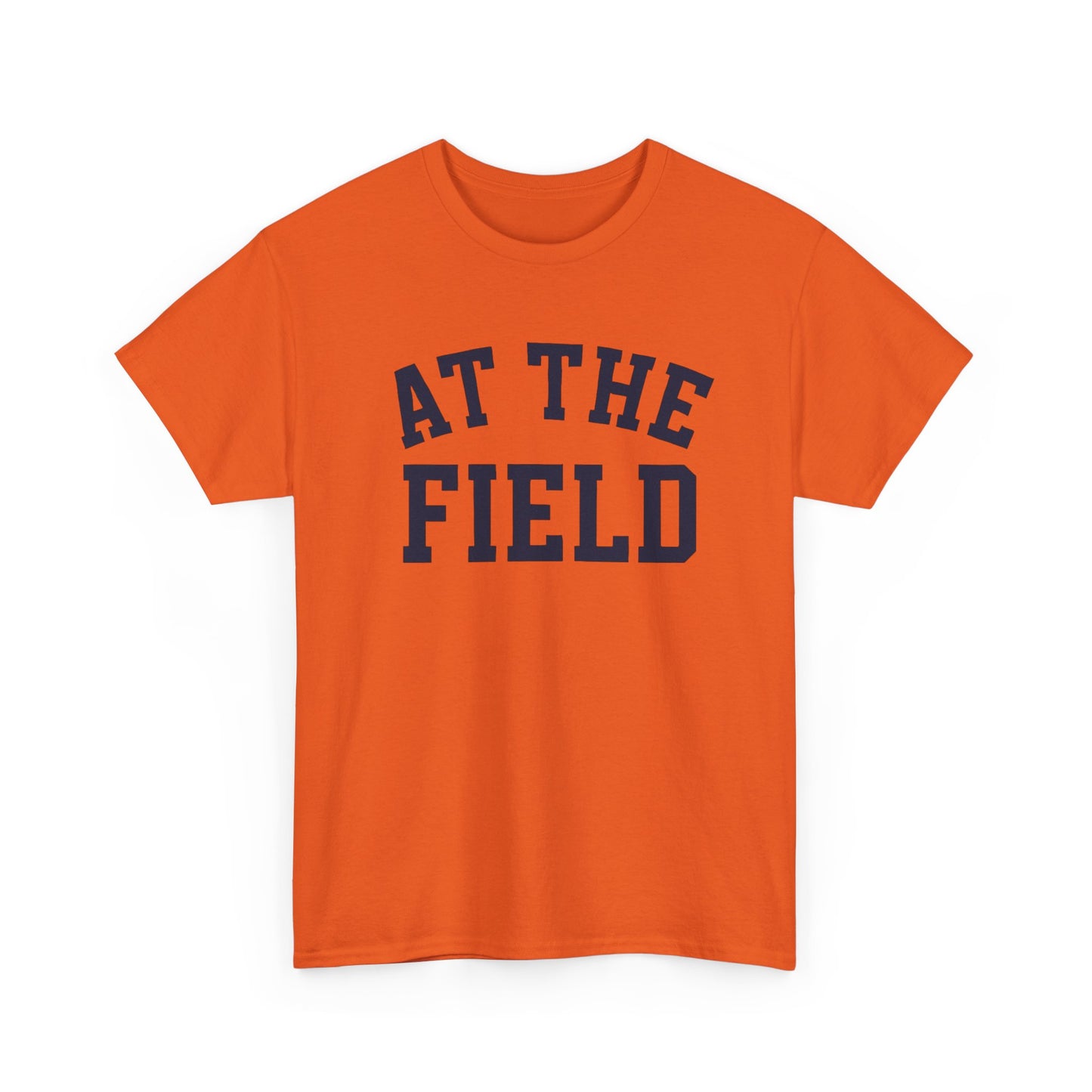 At The Field T-Shirt — Athletic Vintage Crew Tee for Sports Fans
