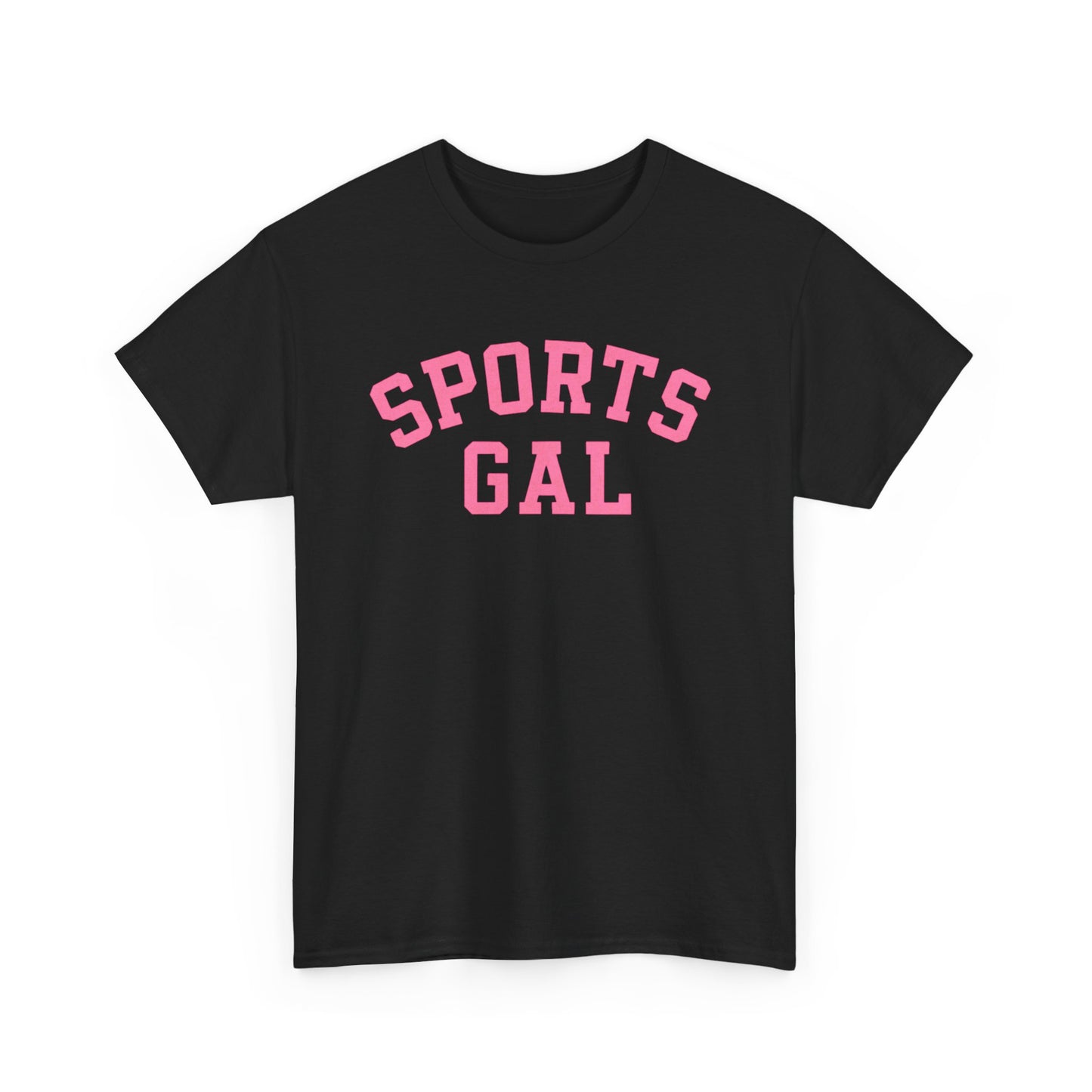 Sports Gal T-Shirt — Pink Athletic Graphic Tee for Active Women