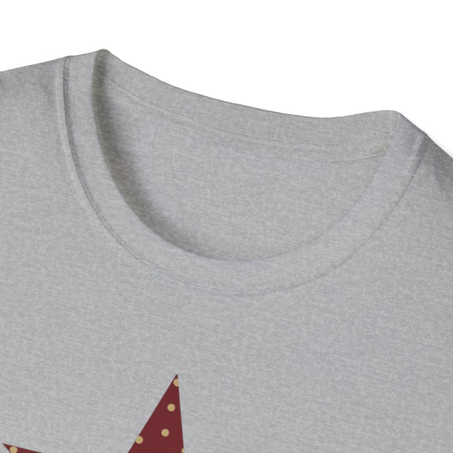 Garnet and Gold Polka Dot Star T-Shirt