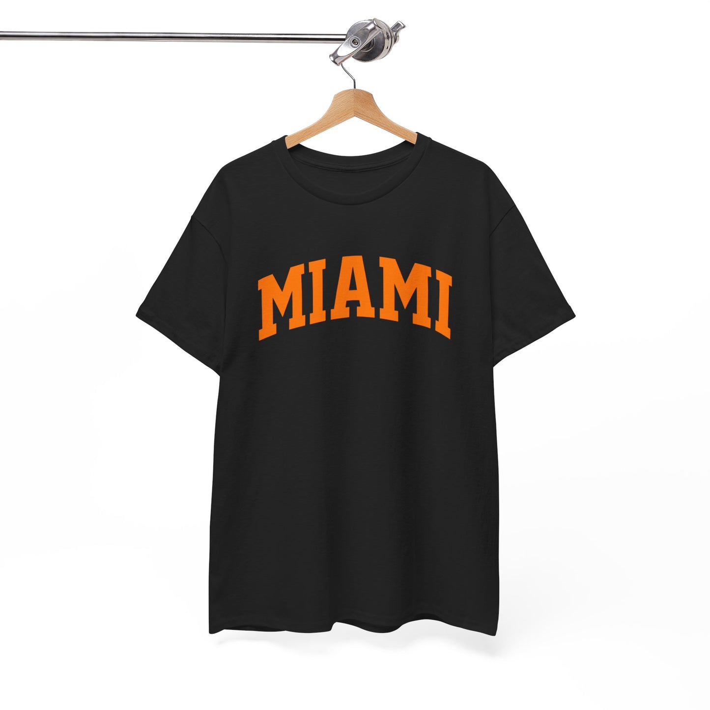 Miami Arch Tee — Retro Orange City Graphic T-Shirt