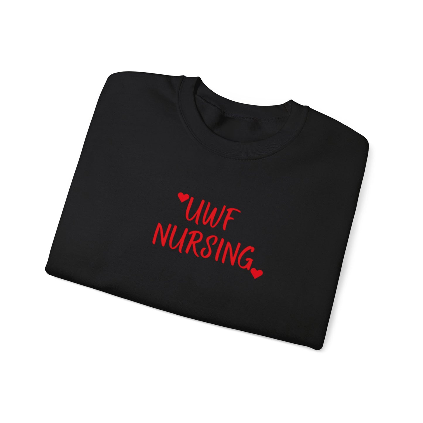 UWF Nursing T-Shirt — Cute Red Heart Nursing Tee for University of West Florida Students & Nurses