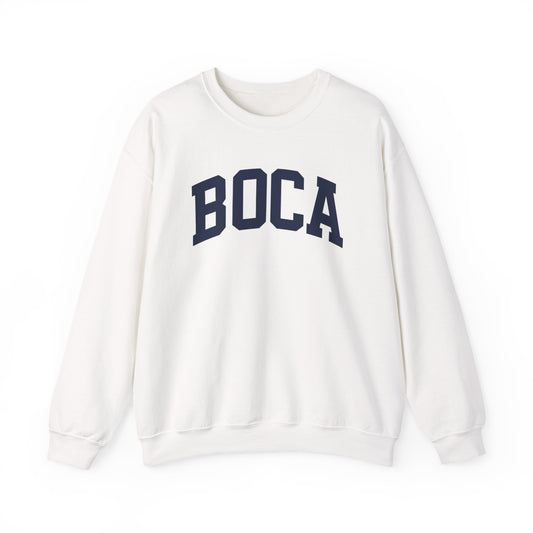 Boca Crewneck Sweatshirt – Classic Collegiate Pullover