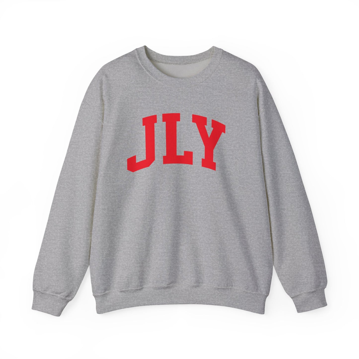 JLY Red Collegiate Crewneck Sweatshirt