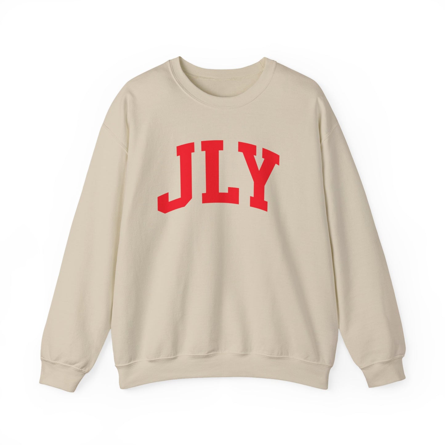 JLY Red Collegiate Crewneck Sweatshirt