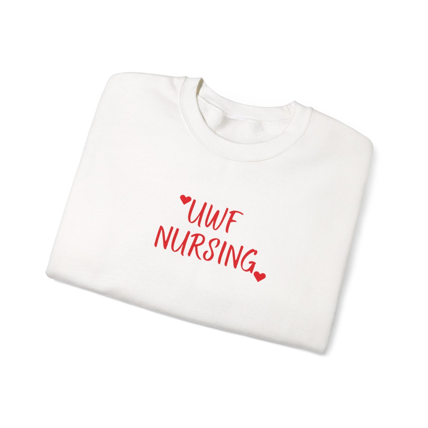 UWF Nursing T-Shirt — Cute Red Heart Nursing Tee for University of West Florida Students & Nurses