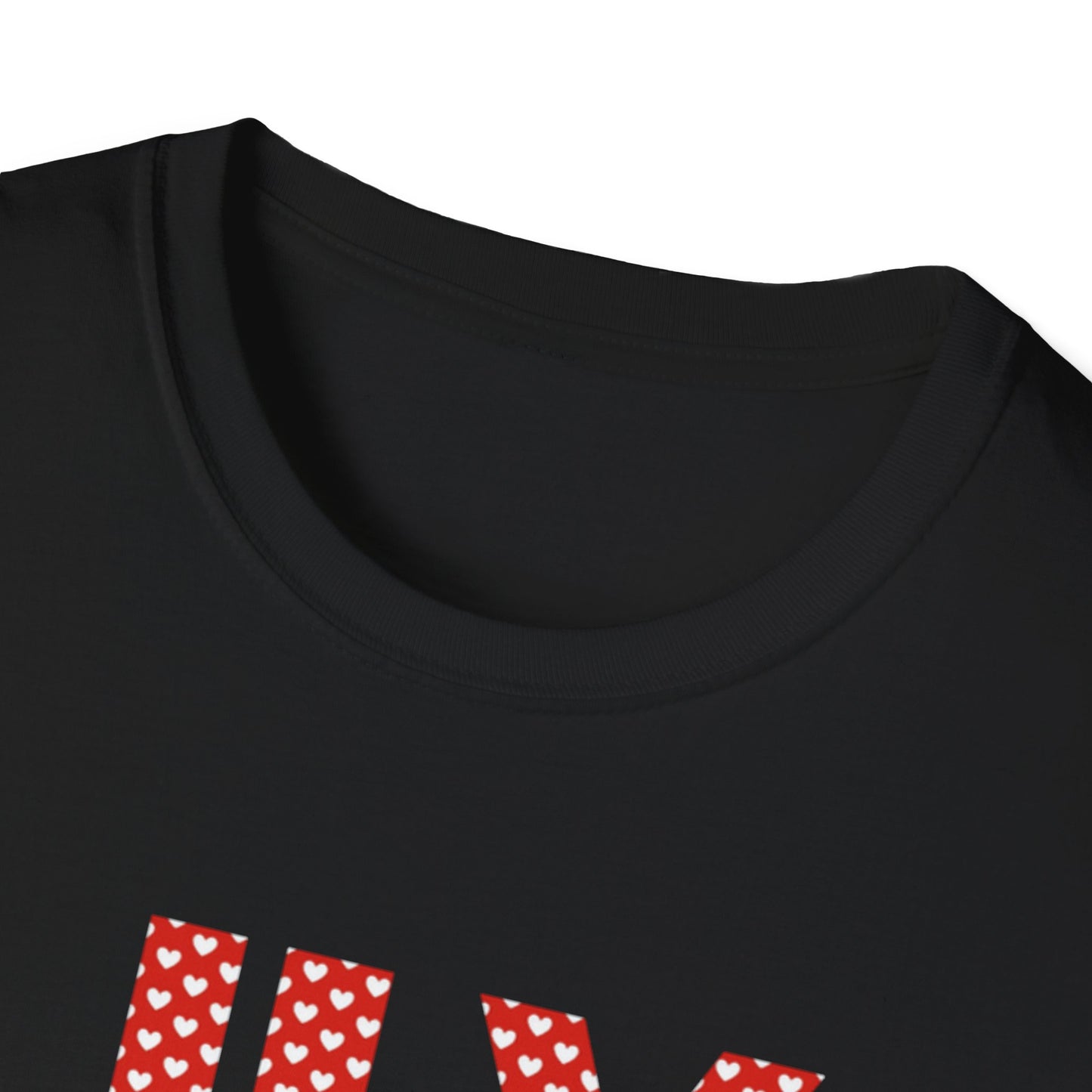 JLY Polka Dot Tee — Red Monogram Graphic T-Shirt
