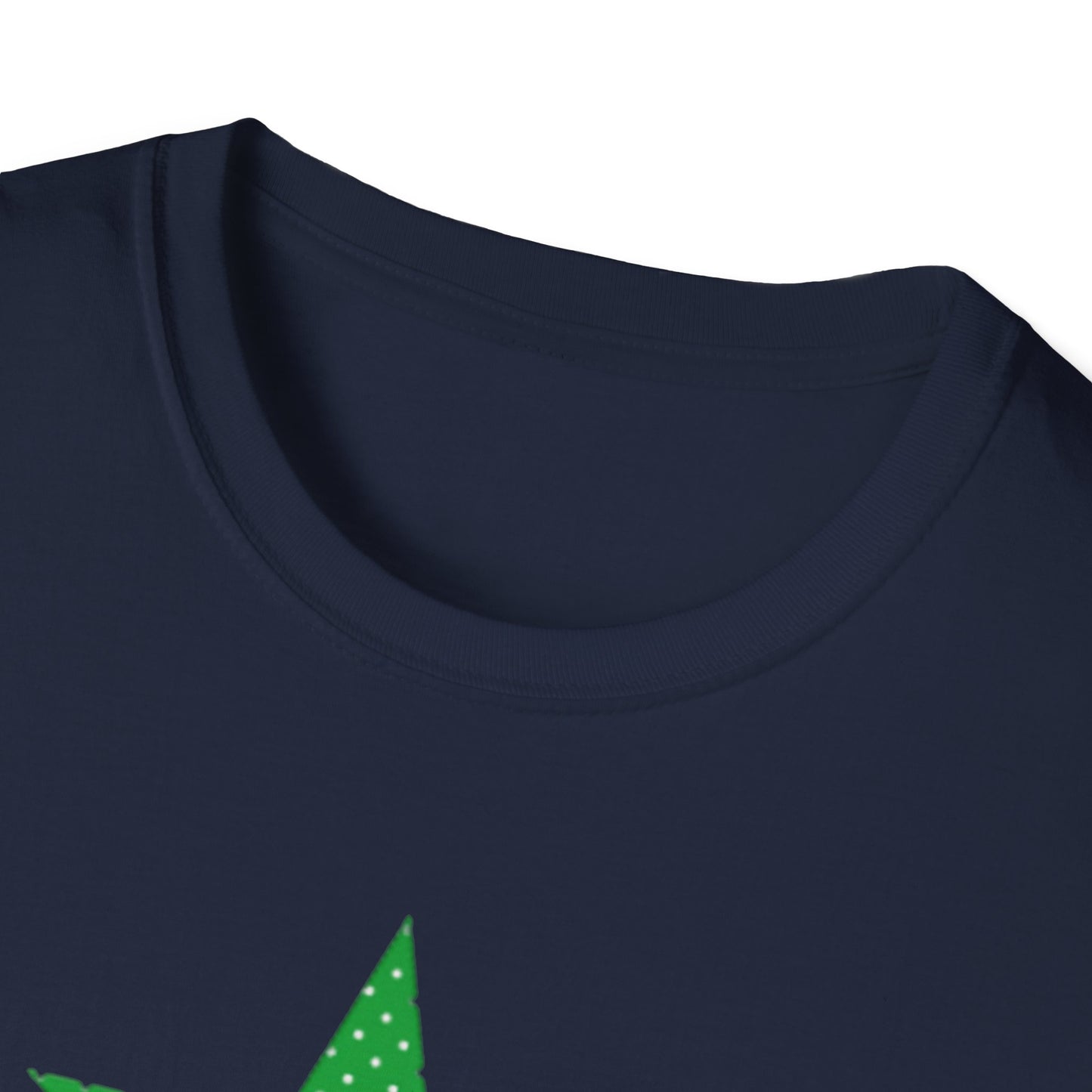 Green Star T-Shirt — Minimal Graphic Tee for Casual Wear & Holiday Flair