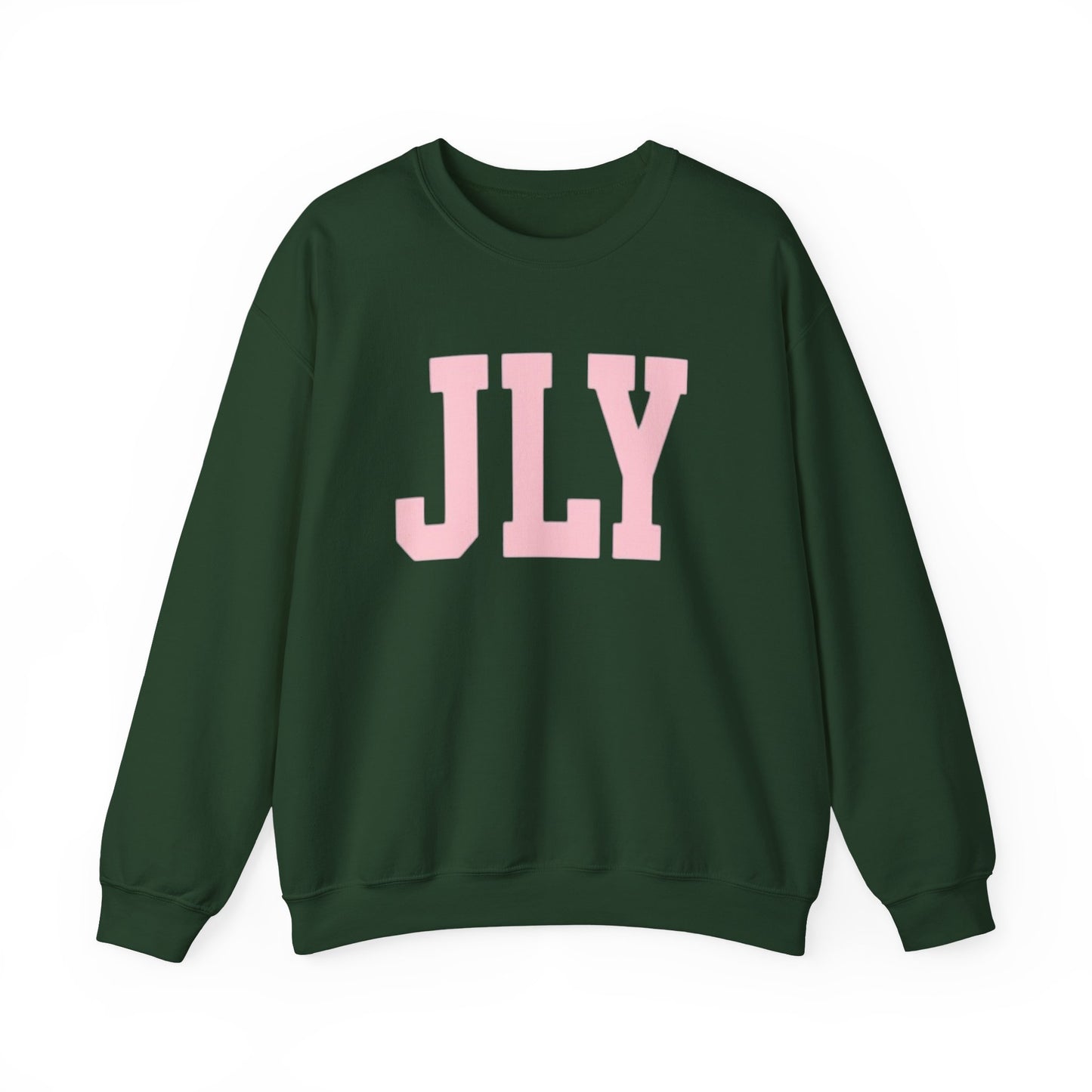JLY Pink Lettering Crewneck Sweatshirt