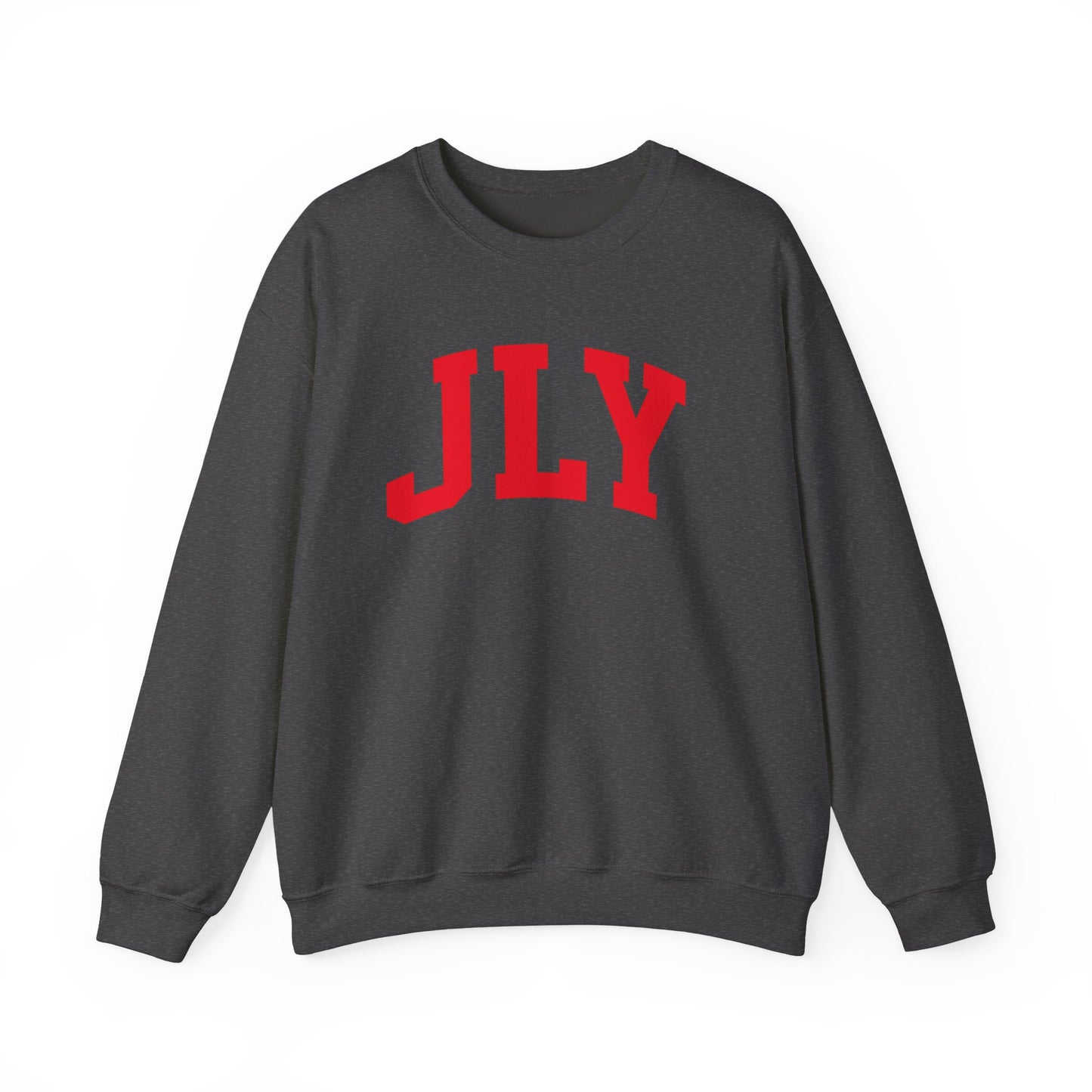 JLY Red Collegiate Crewneck Sweatshirt