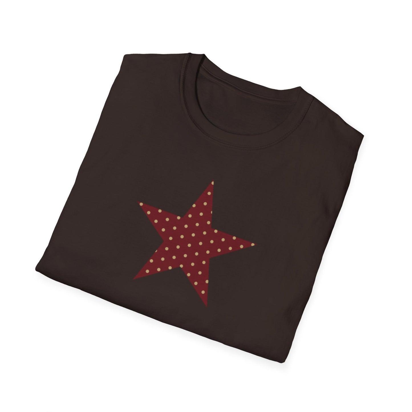 Garnet and Gold Polka Dot Star T-Shirt