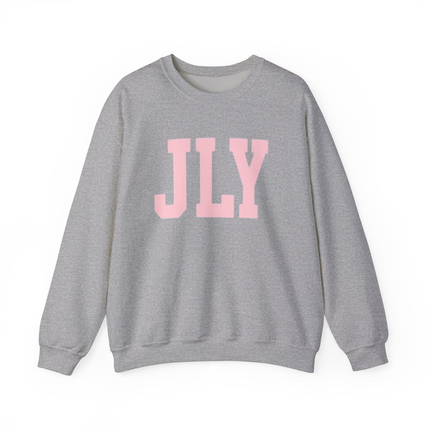 JLY Pink Lettering Crewneck Sweatshirt