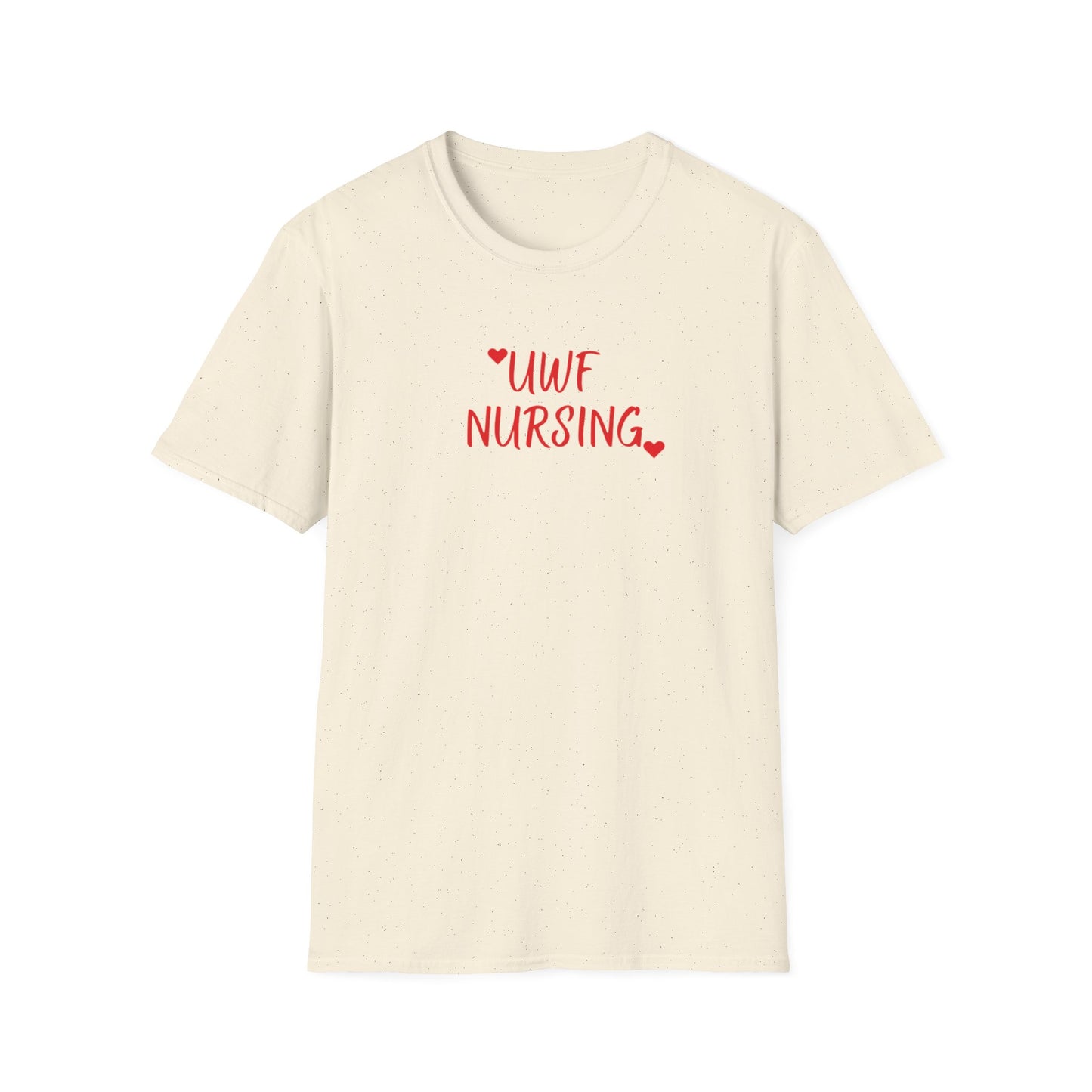 UWF Nursing T-Shirt — Cute Red Heart Nursing Tee for University of West Florida Students & Nurses