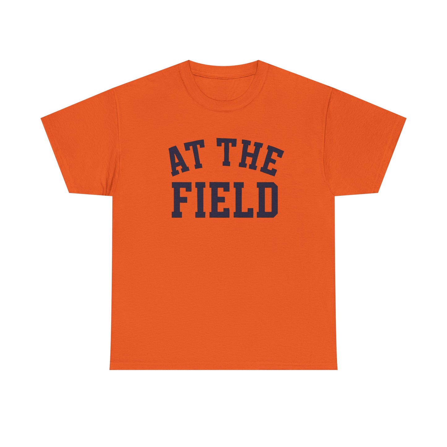 At The Field T-Shirt — Athletic Vintage Crew Tee for Sports Fans