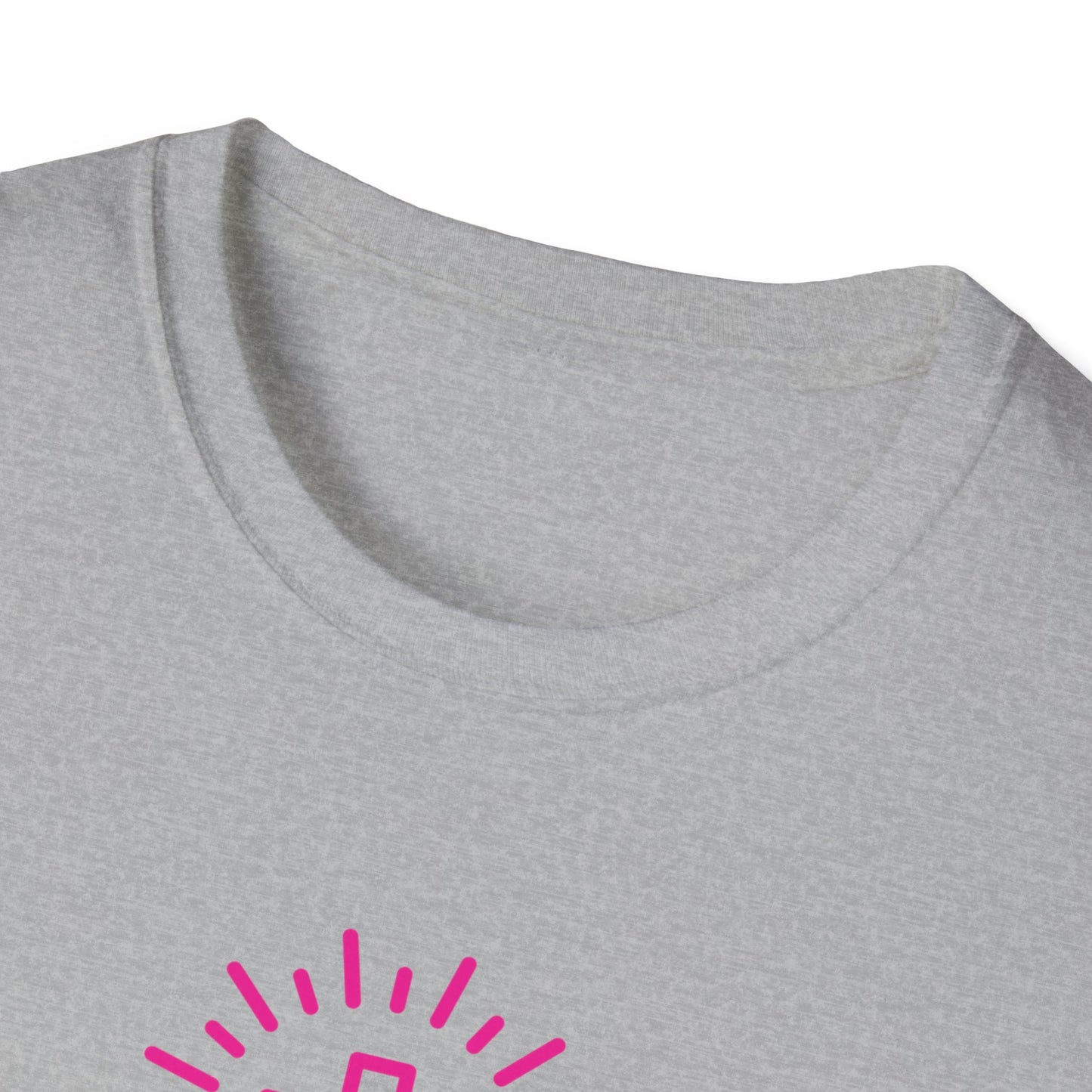 Christian Cross T-Shirt — Pink Radiant Faith Tee