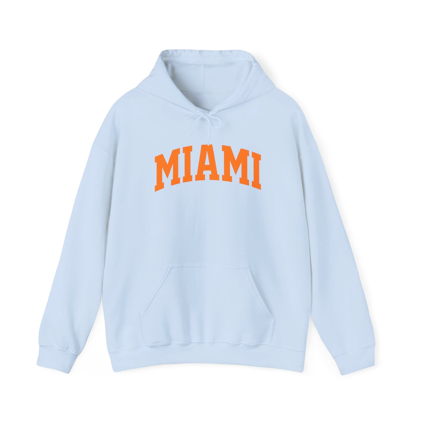 Miami Arch Logo Hoodie — Classic Collegiate Sweatshirt