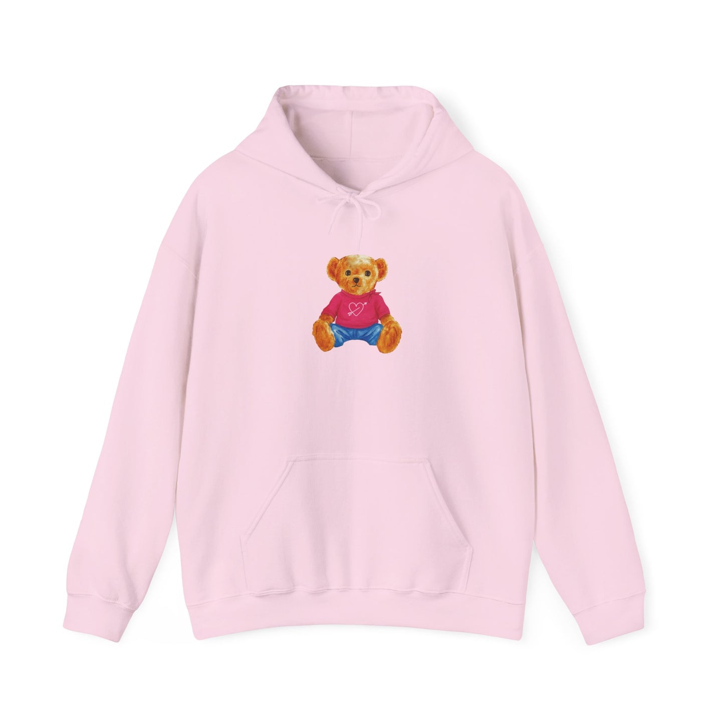 Teddy Bear Graphic Hoodie - Cute Retro Plush Bear Shirt