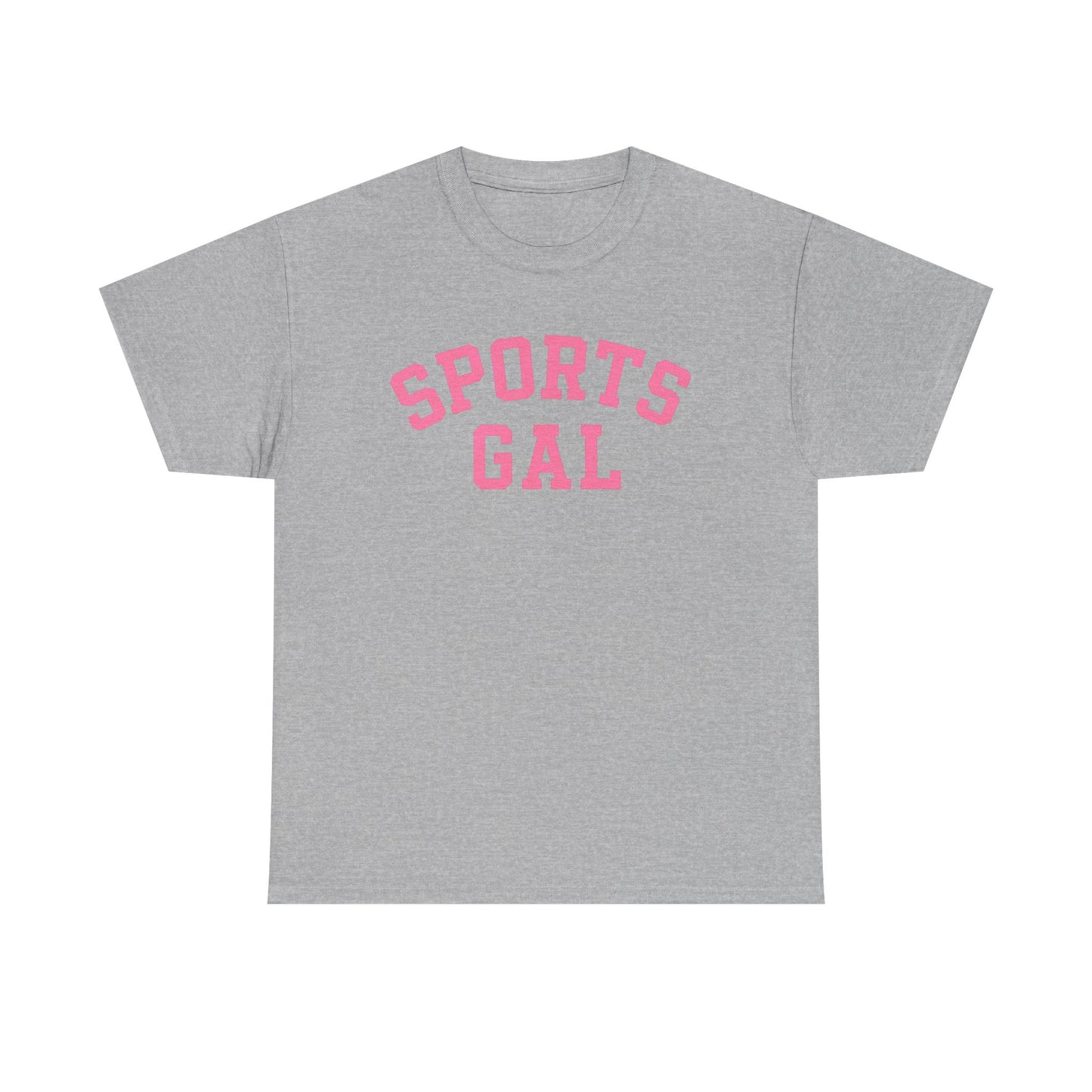 Sports Gal T-Shirt — Pink Athletic Graphic Tee for Active Women