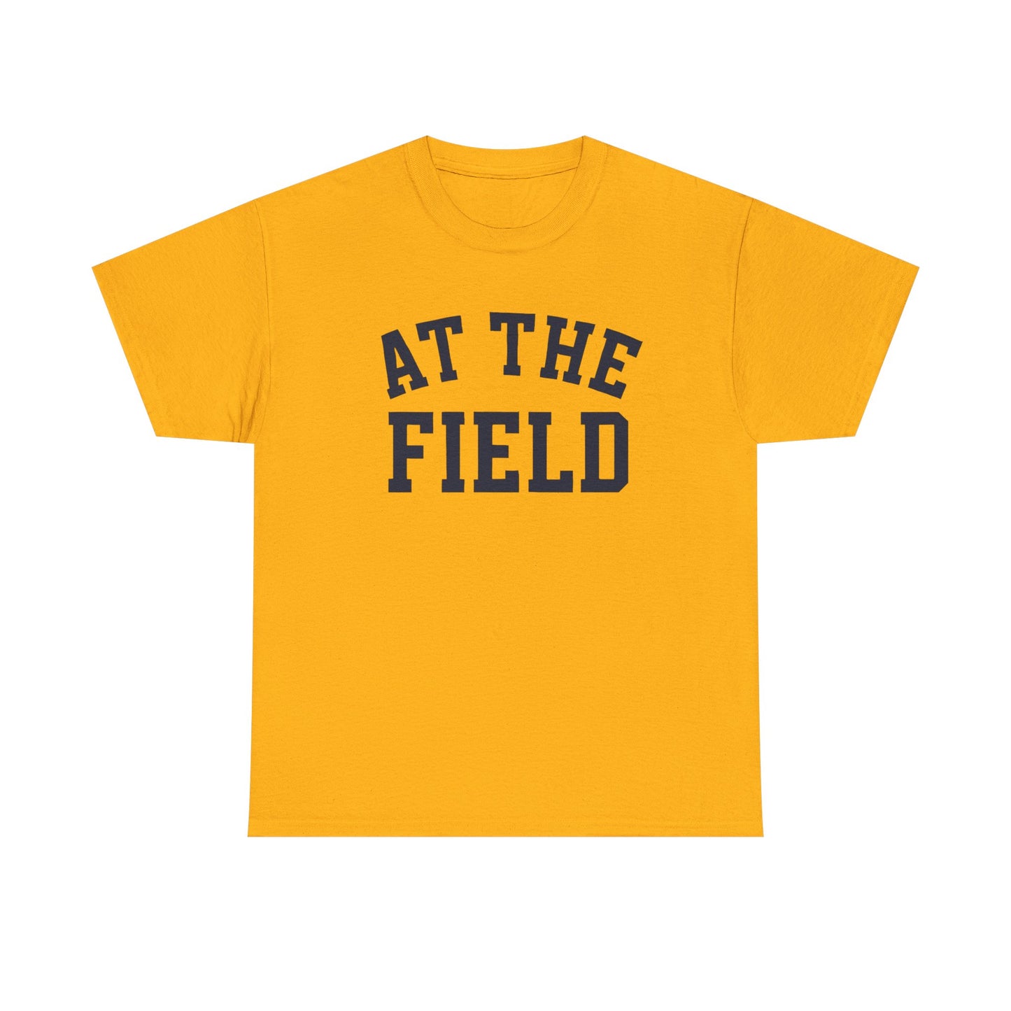 At The Field T-Shirt — Athletic Vintage Crew Tee for Sports Fans