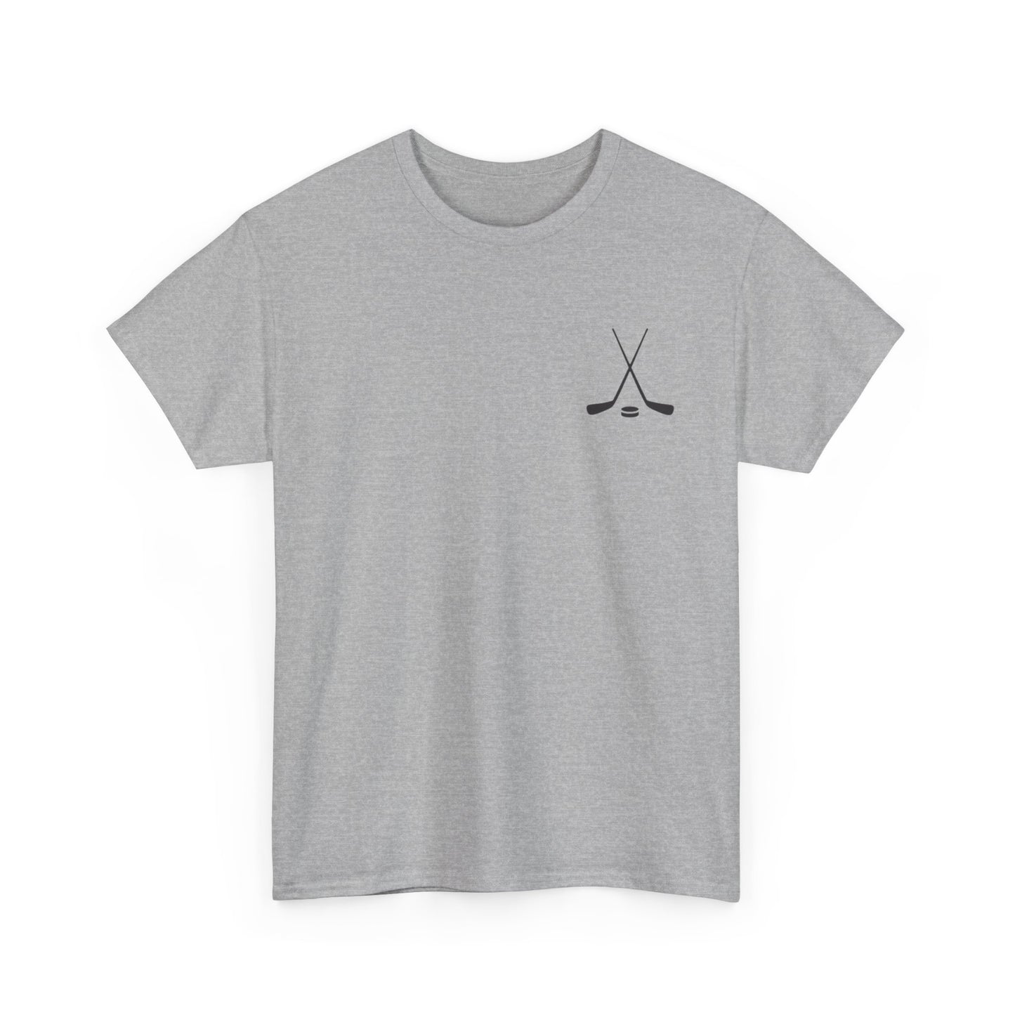 Hockey Icons Tee — Vintage Hockey Sticker Collage T‑Shirt