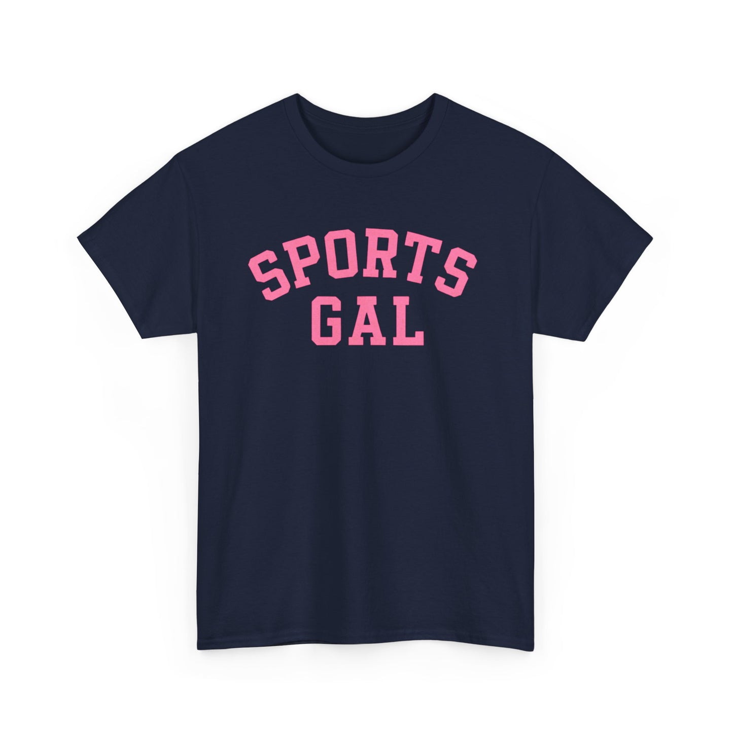 Sports Gal T-Shirt — Pink Athletic Graphic Tee for Active Women