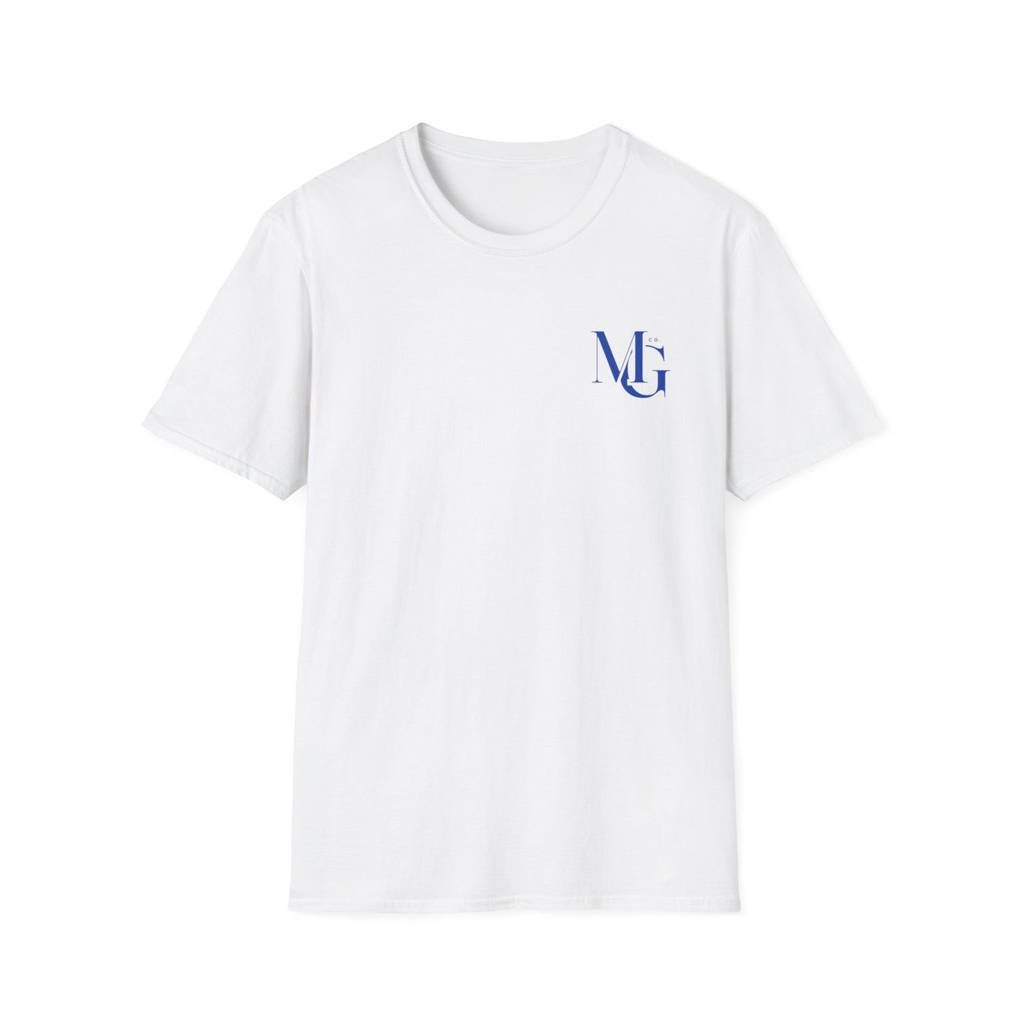 Monogram MGCo Tee - Classic Blue Initials T-Shirt