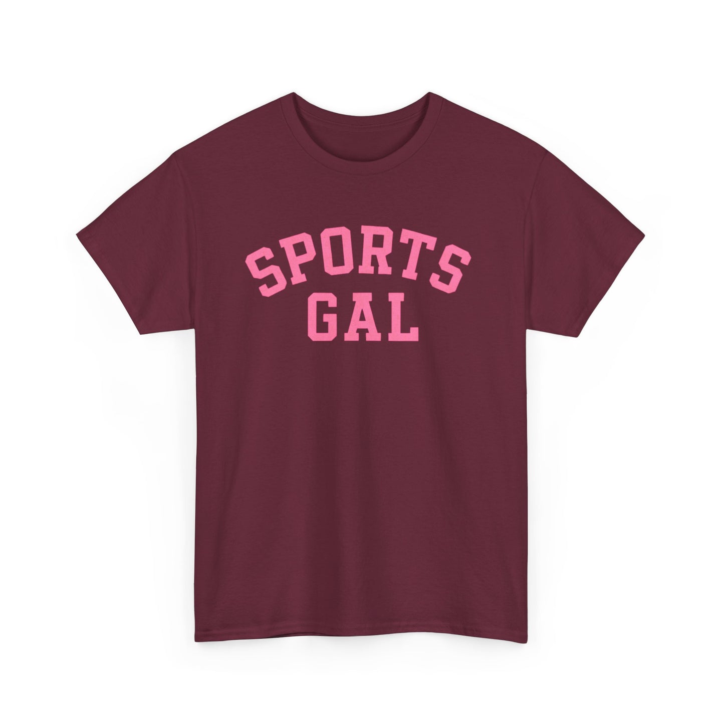 Sports Gal T-Shirt — Pink Athletic Graphic Tee for Active Women