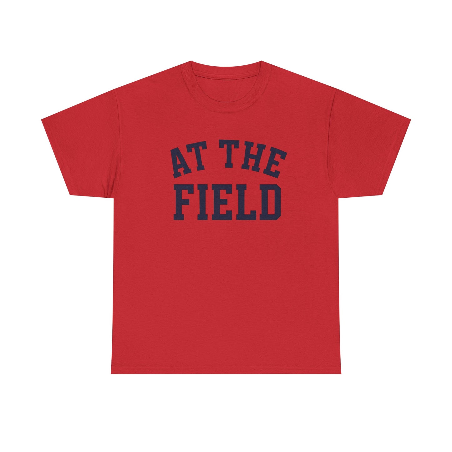 At The Field T-Shirt — Athletic Vintage Crew Tee for Sports Fans