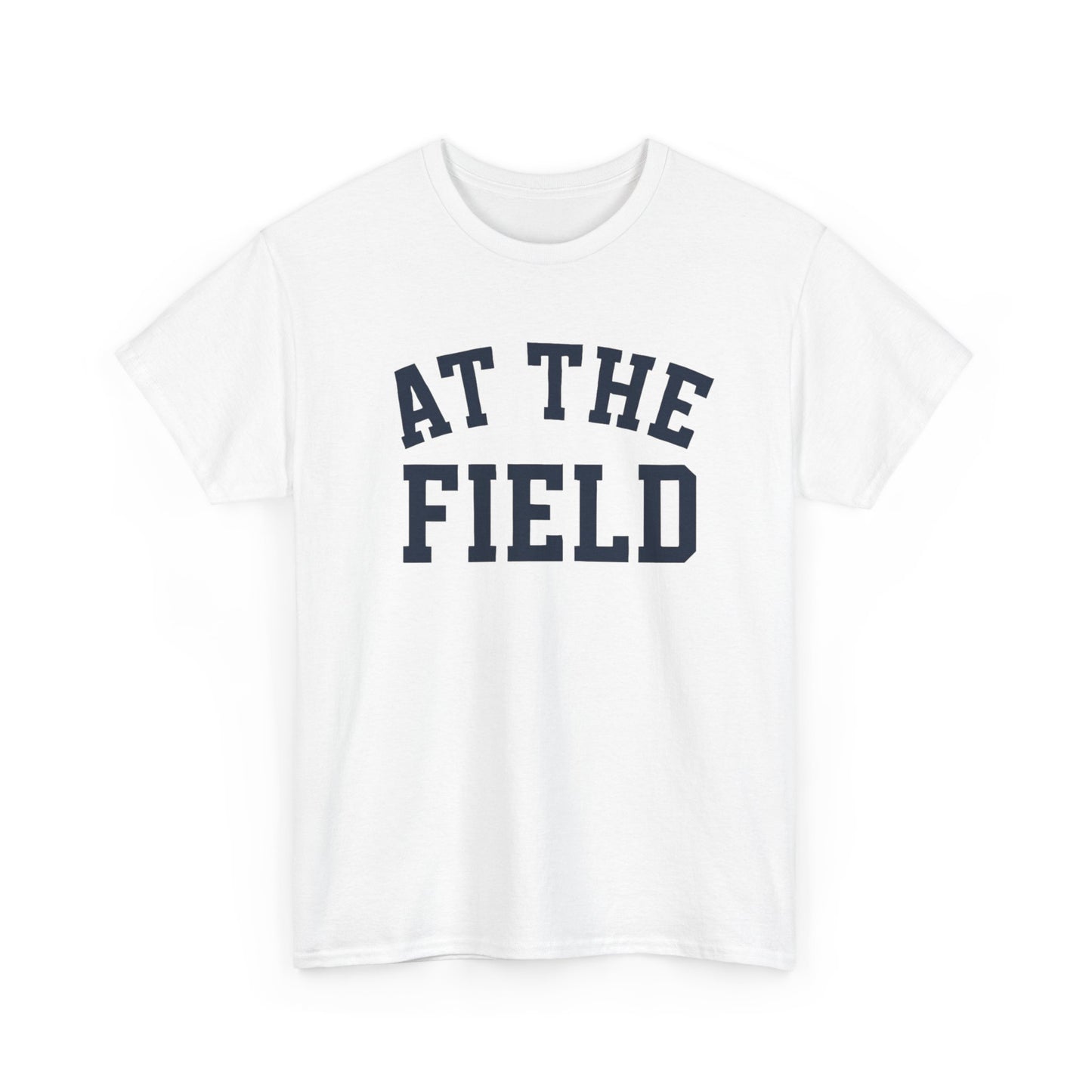 At The Field T-Shirt — Athletic Vintage Crew Tee for Sports Fans